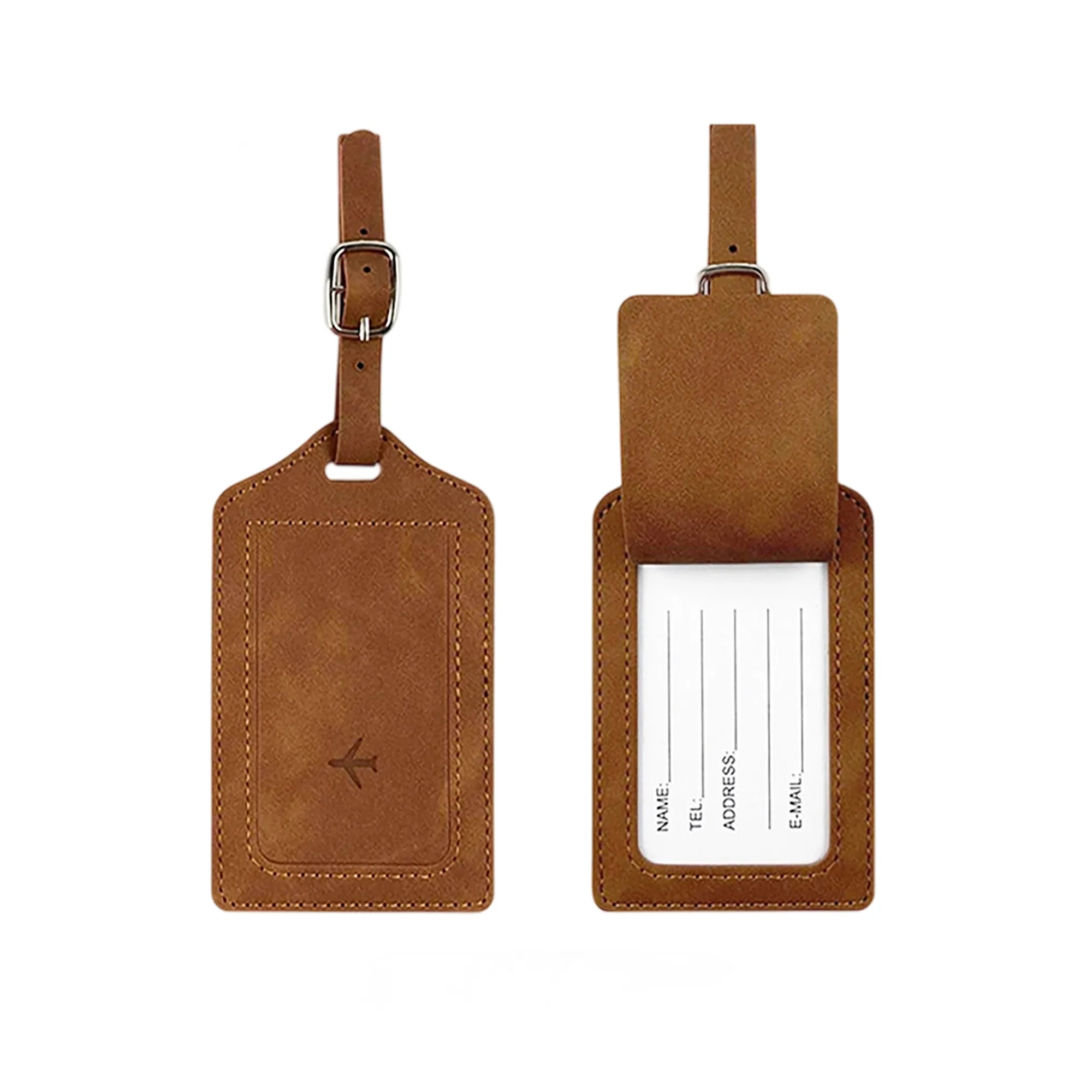 PU Leather Passport Holder and Luggage Tag Set 9
