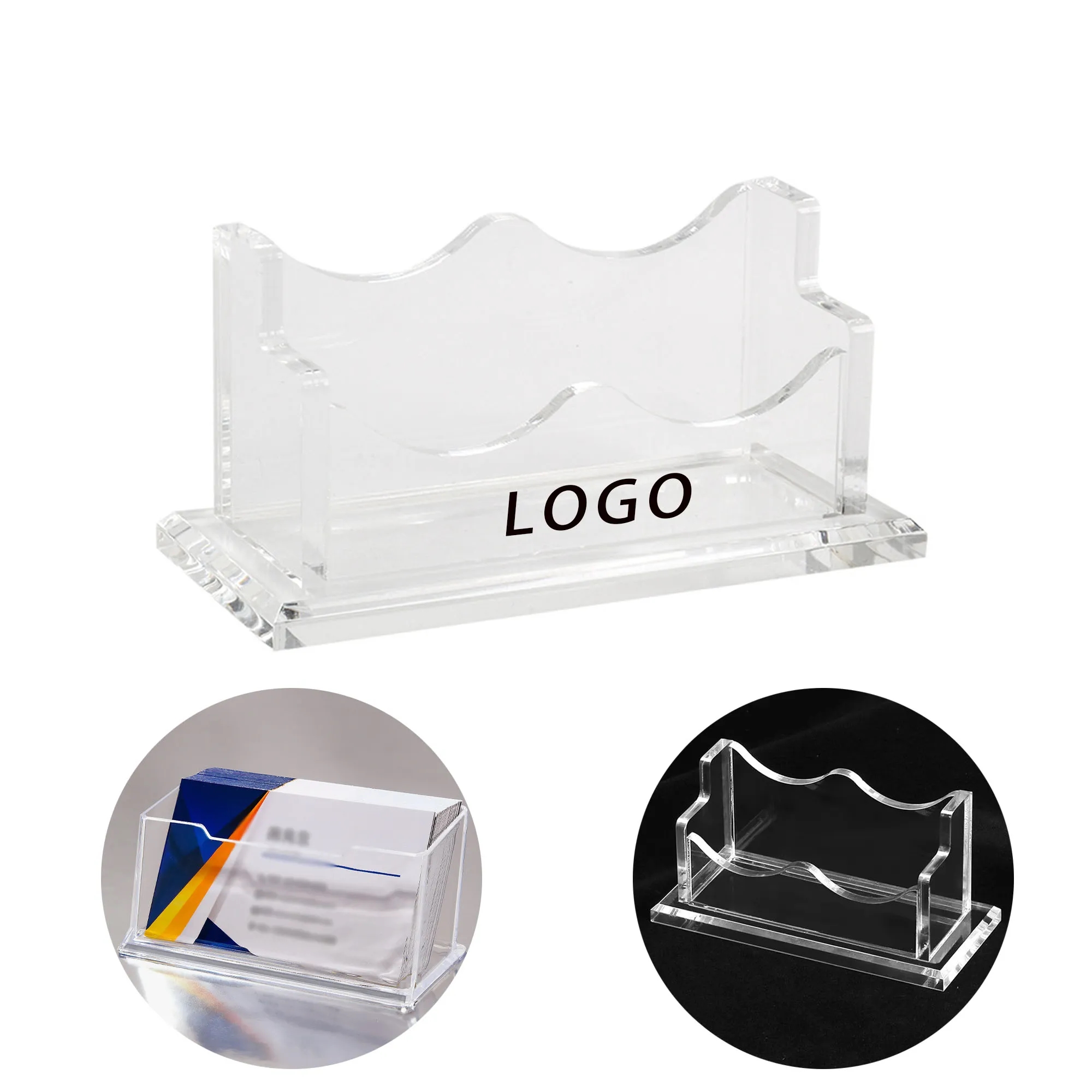 PMMA Business Card Case With Logo For Corporate,Finance