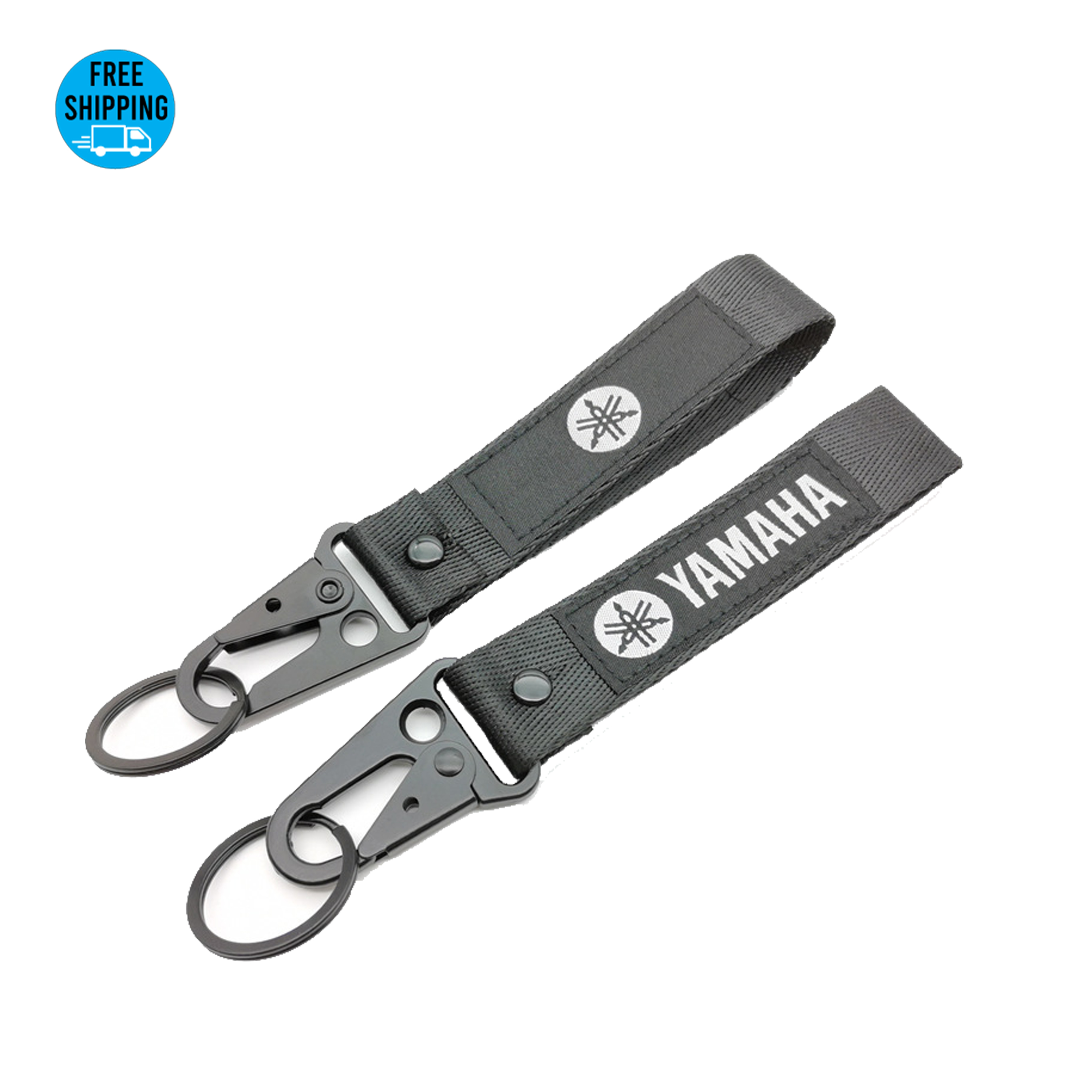 Motorcycle Key Chain Nylon Embroidery Key Tag 1