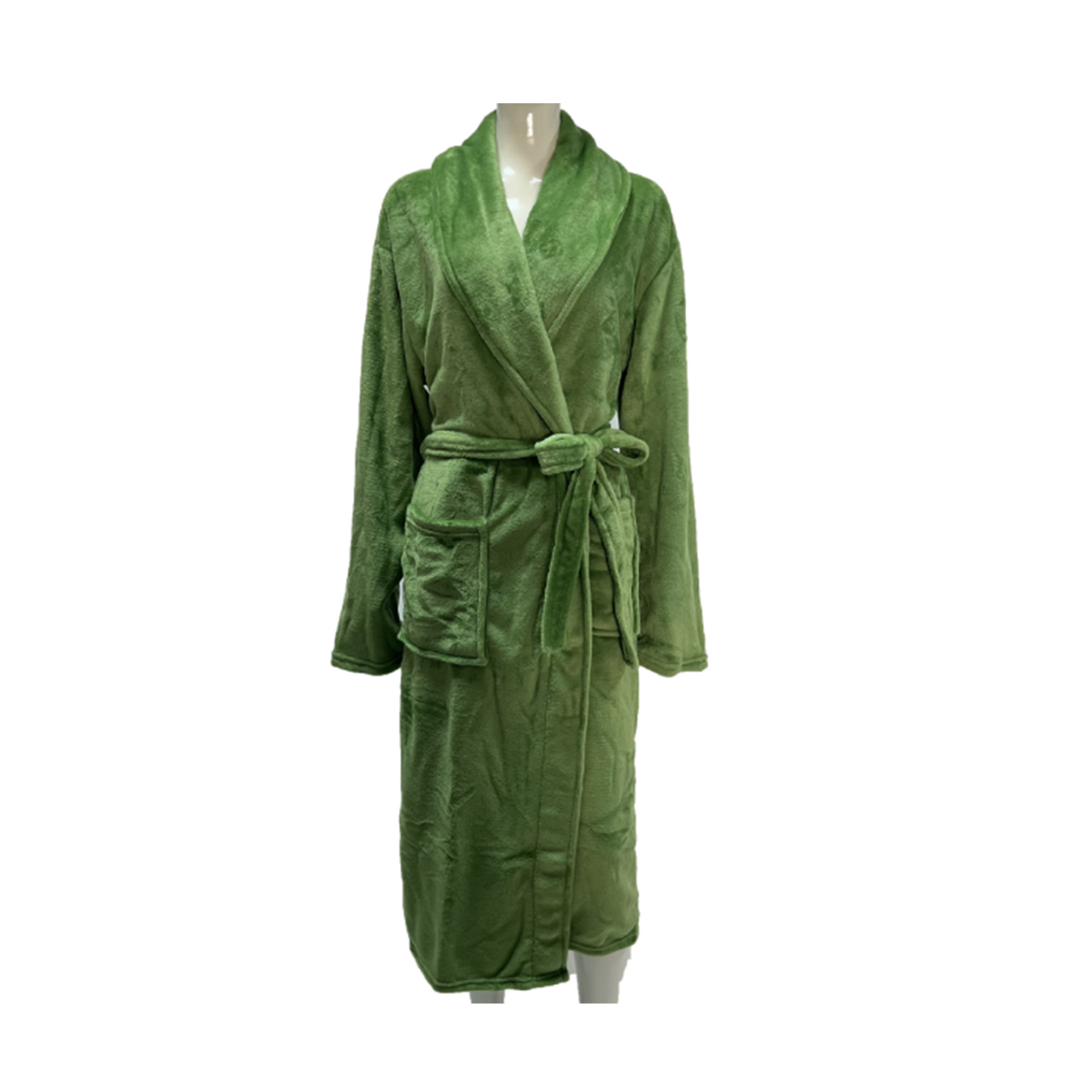 MOQ 25 PCS Soft Long Flannel Nightgown Bathrobe 9