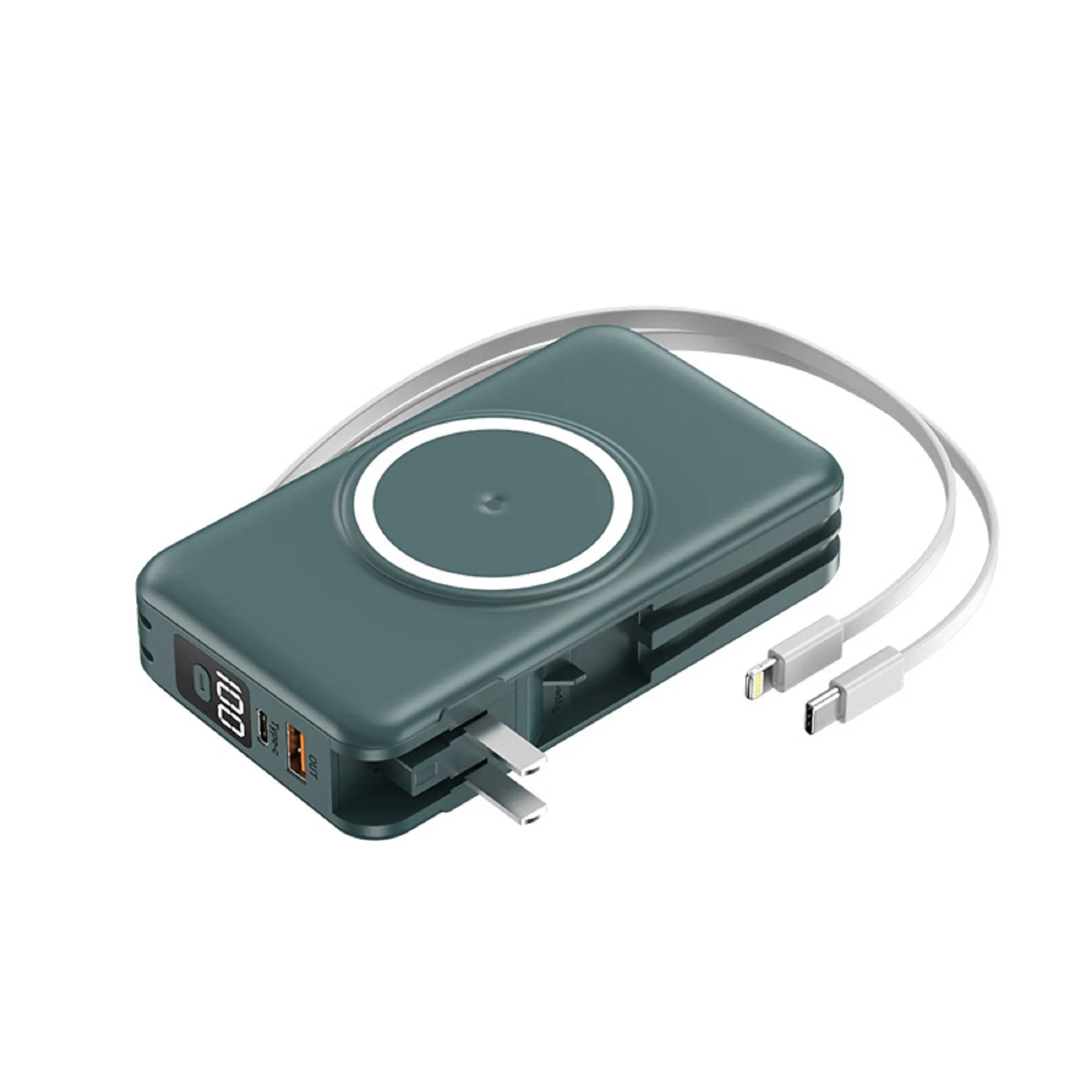 20000 mAh 5 in 1 Magnetic Wireless Charging Power Bank 3
