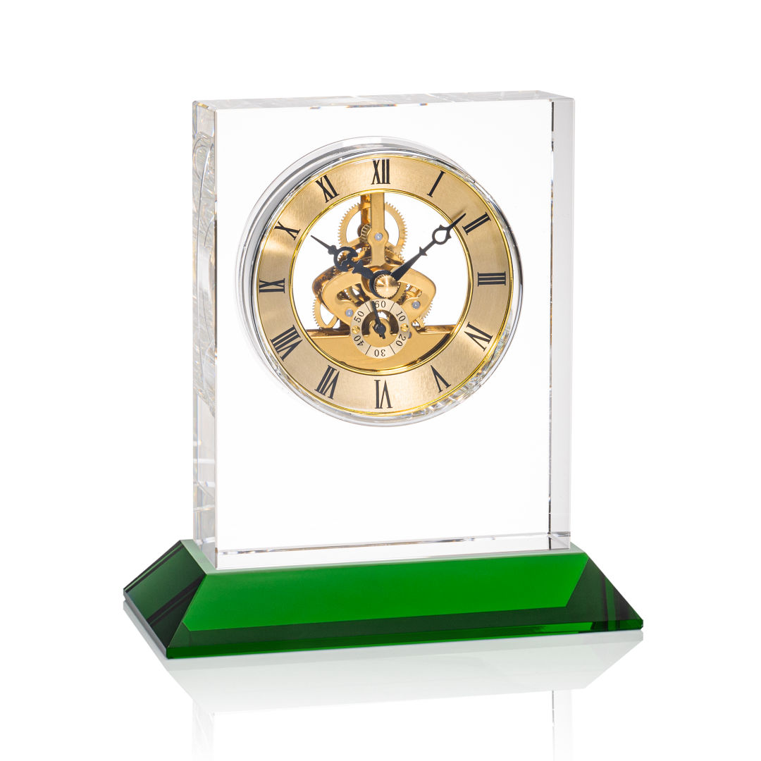 Ashland Clock on Base - Gold Dial 22