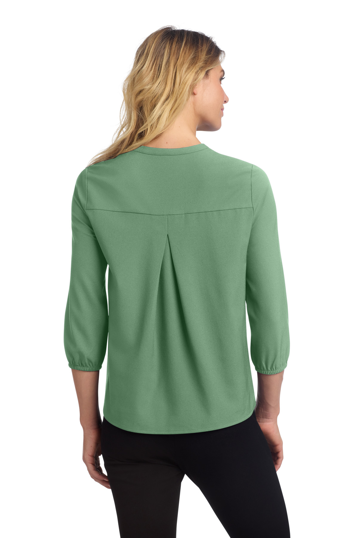 Mercer+Mettle Women's Stretch Crepe 3/4-Sleeve Blouse MM2011 62