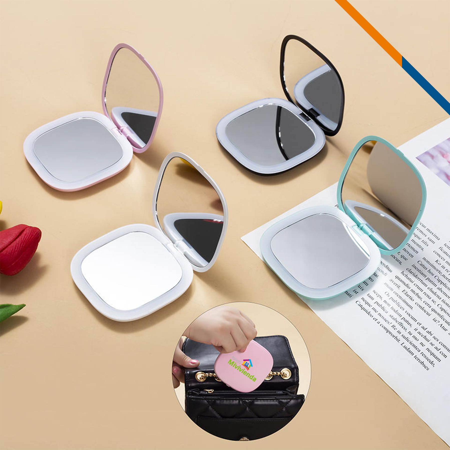 Wina LED Compact Mirror 3