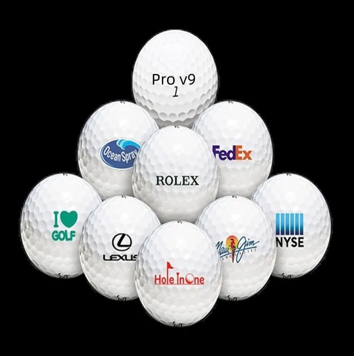 Custom logo 2 layers tournament golf balls 1