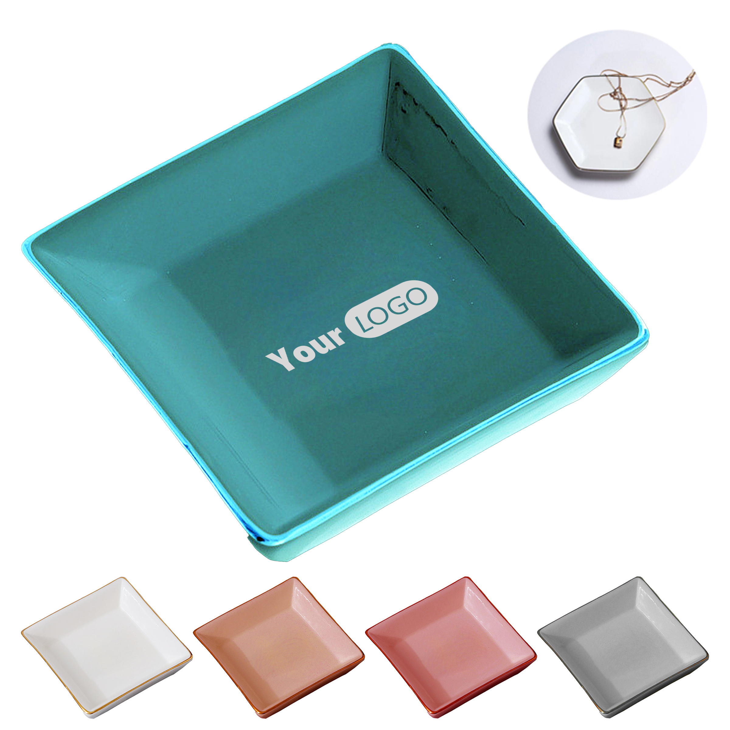 Ceramic Elegant Jewelry Dish For Organizing Your Treasures 1