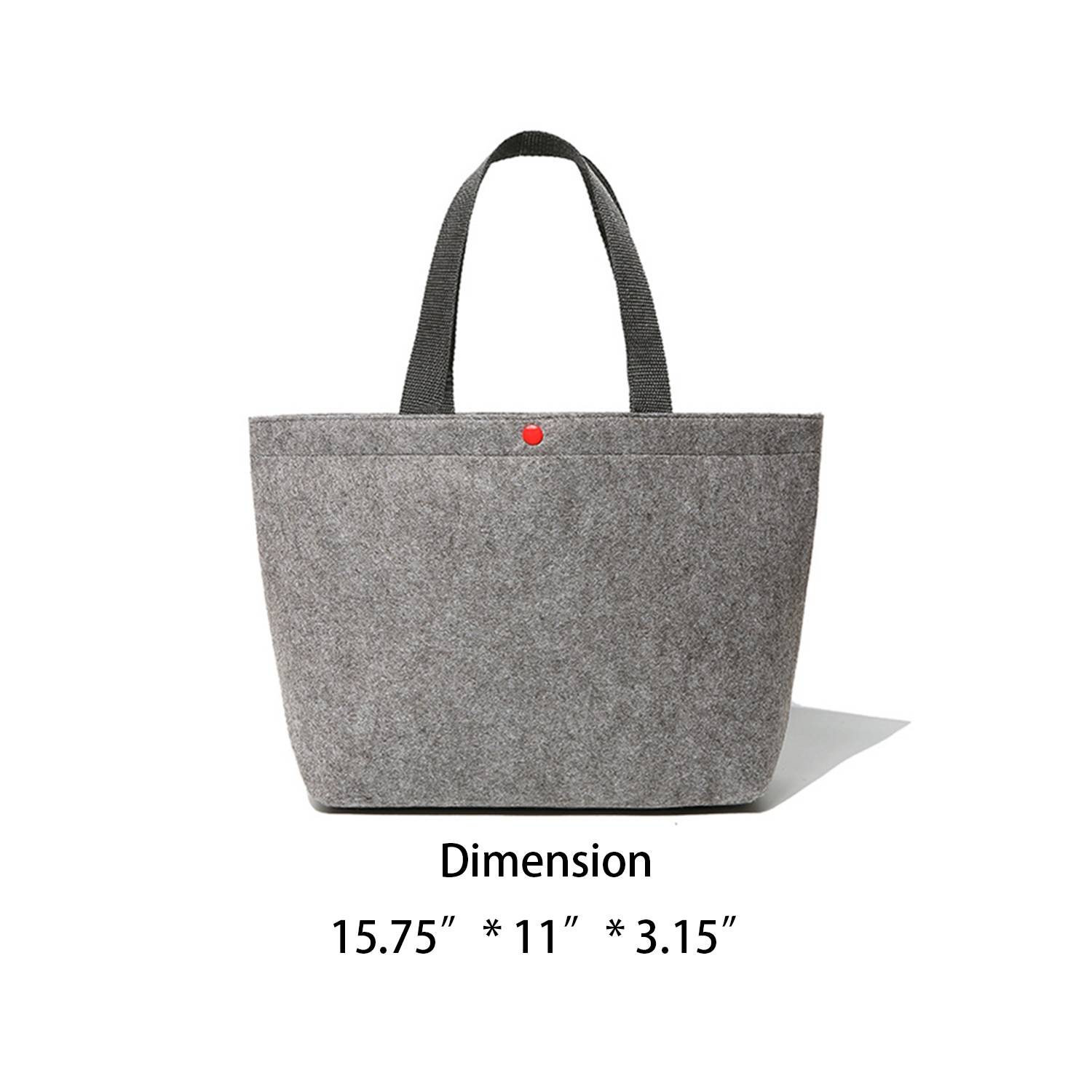 Soft Felt Shell Tote Bag 3