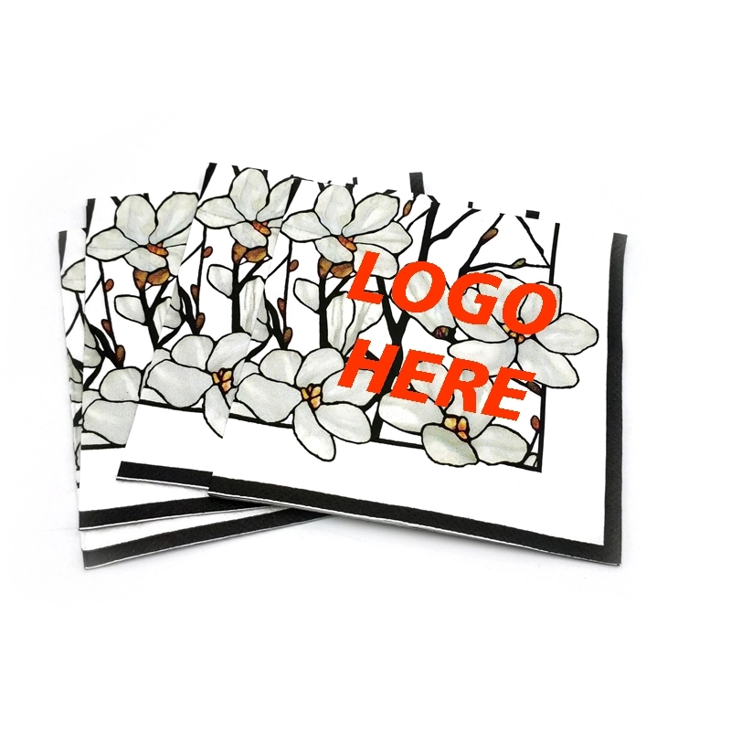Custom Gold Foil Disposable Floral Paper Napkins 2