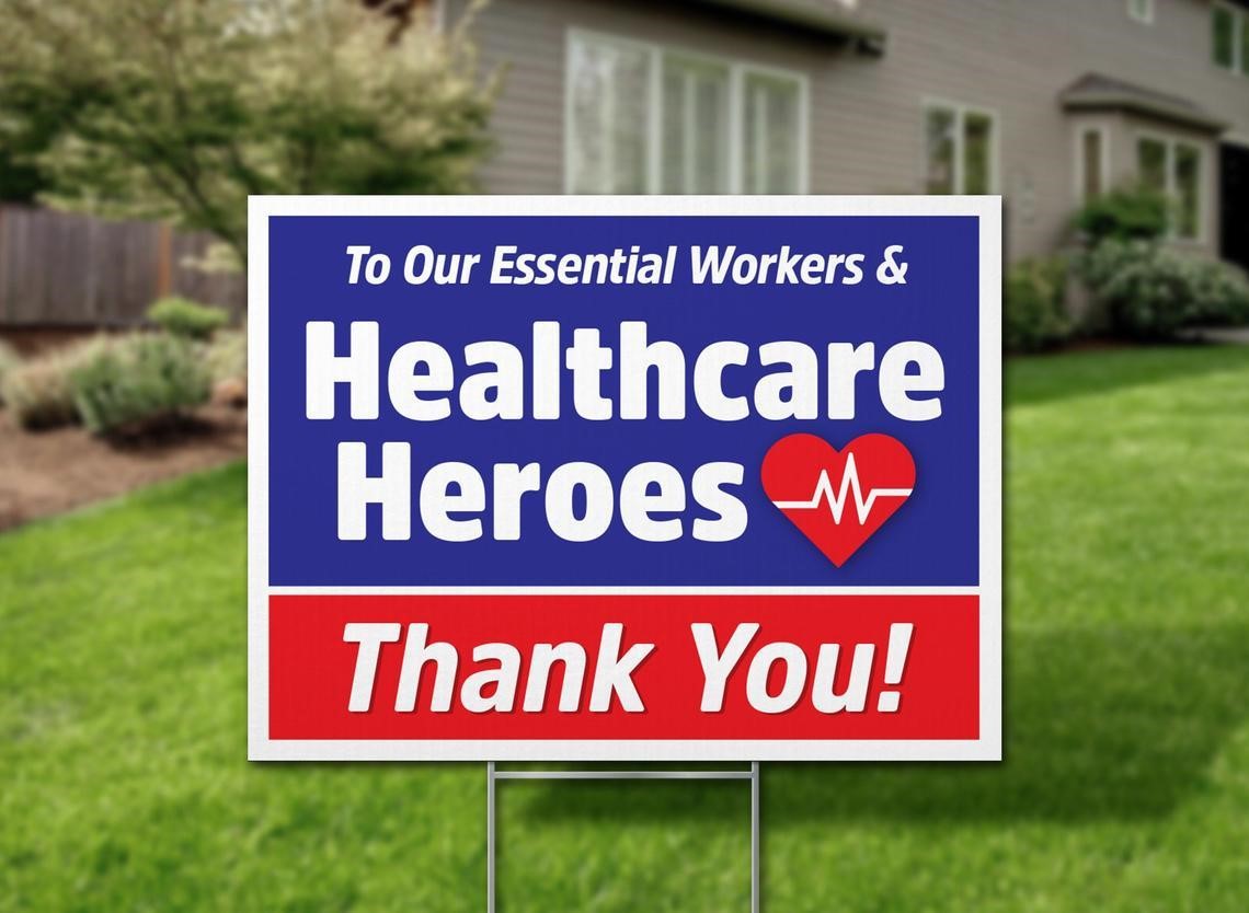 12"x18" Coroplast Yard Signs - One Sided
