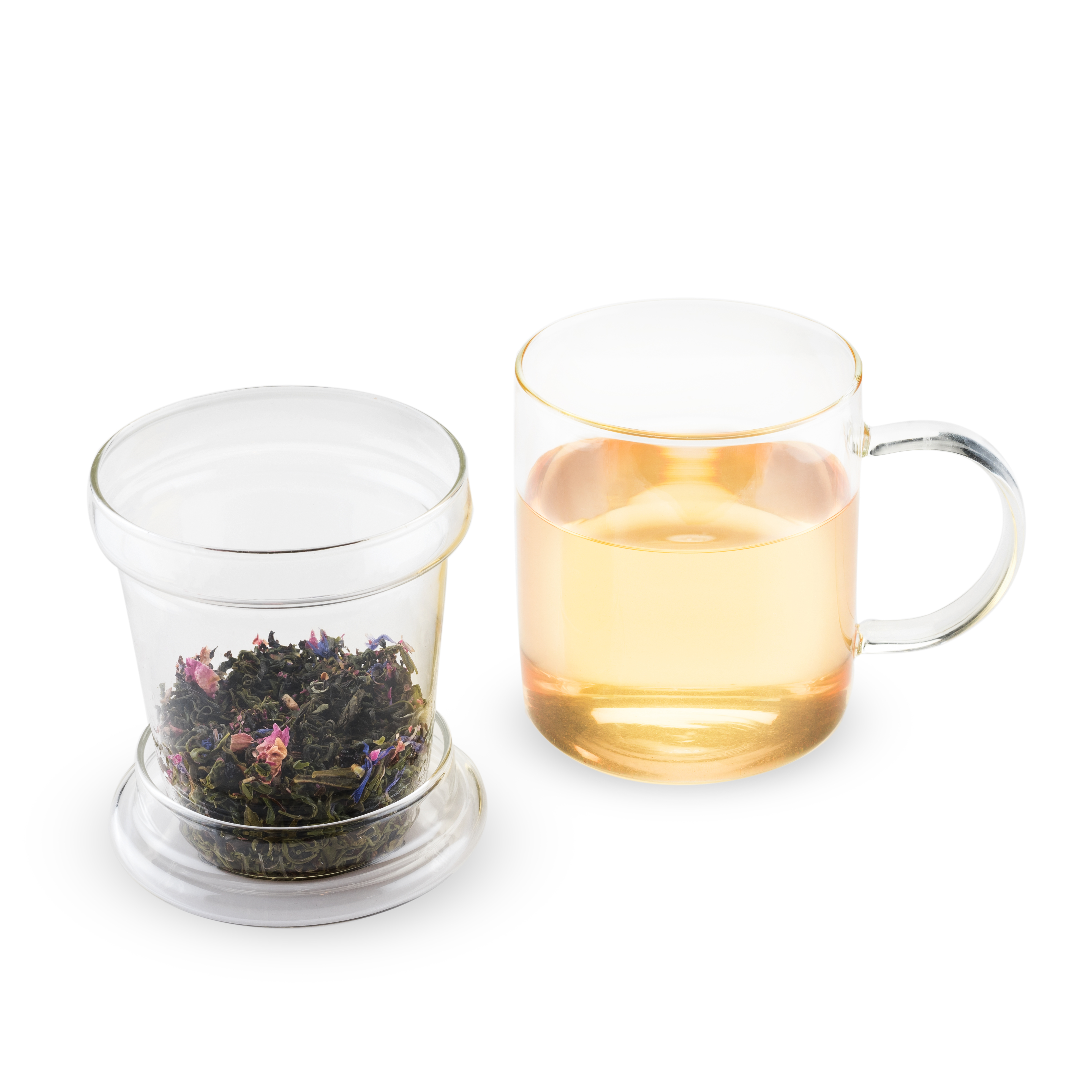 Pinky Up® Blake Glass Tea Infuser Mug 13