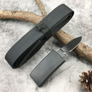 Durable Canvas Nylon Waist Belt With Hidden Knife 10