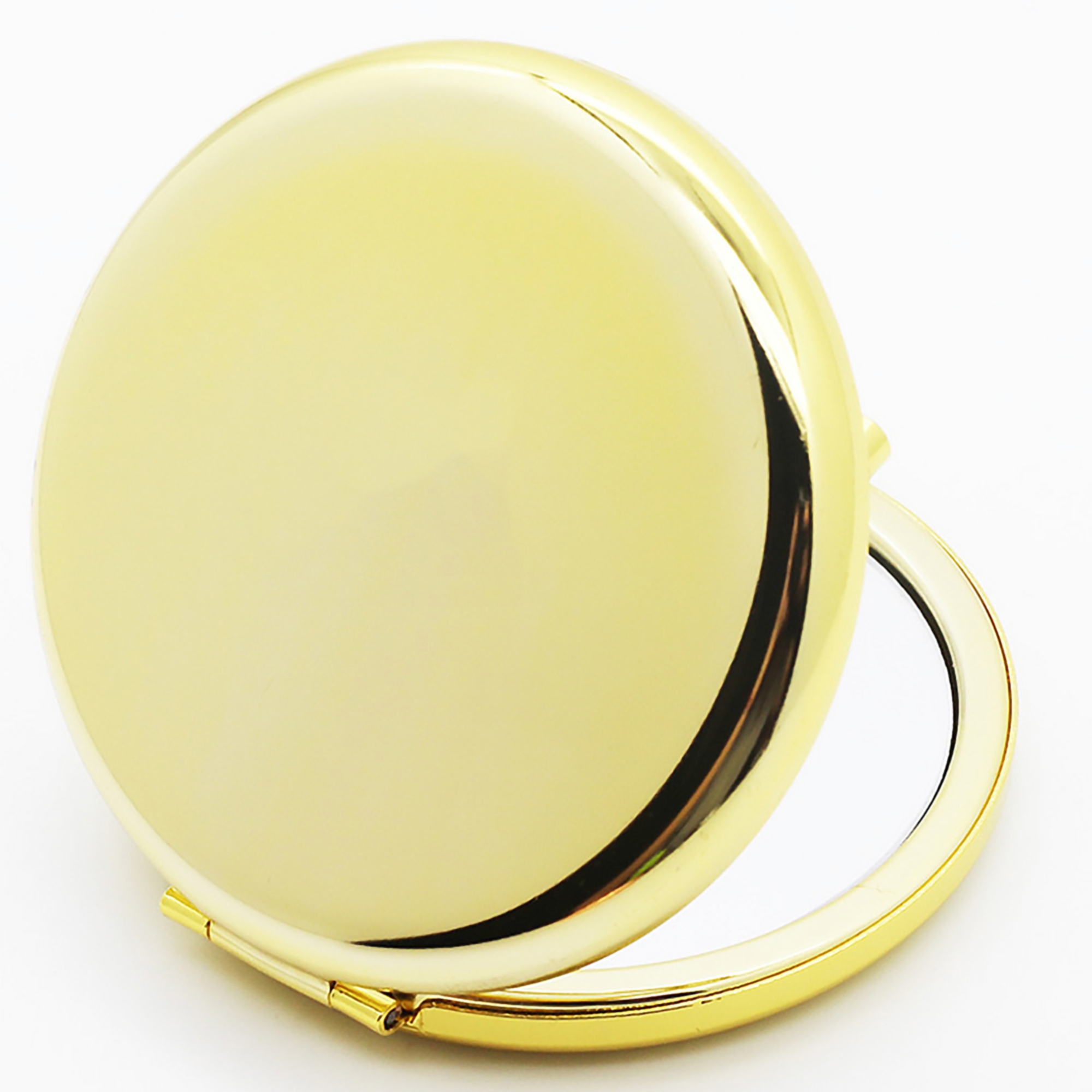 Stainless Steel Round Compact Mirror 5