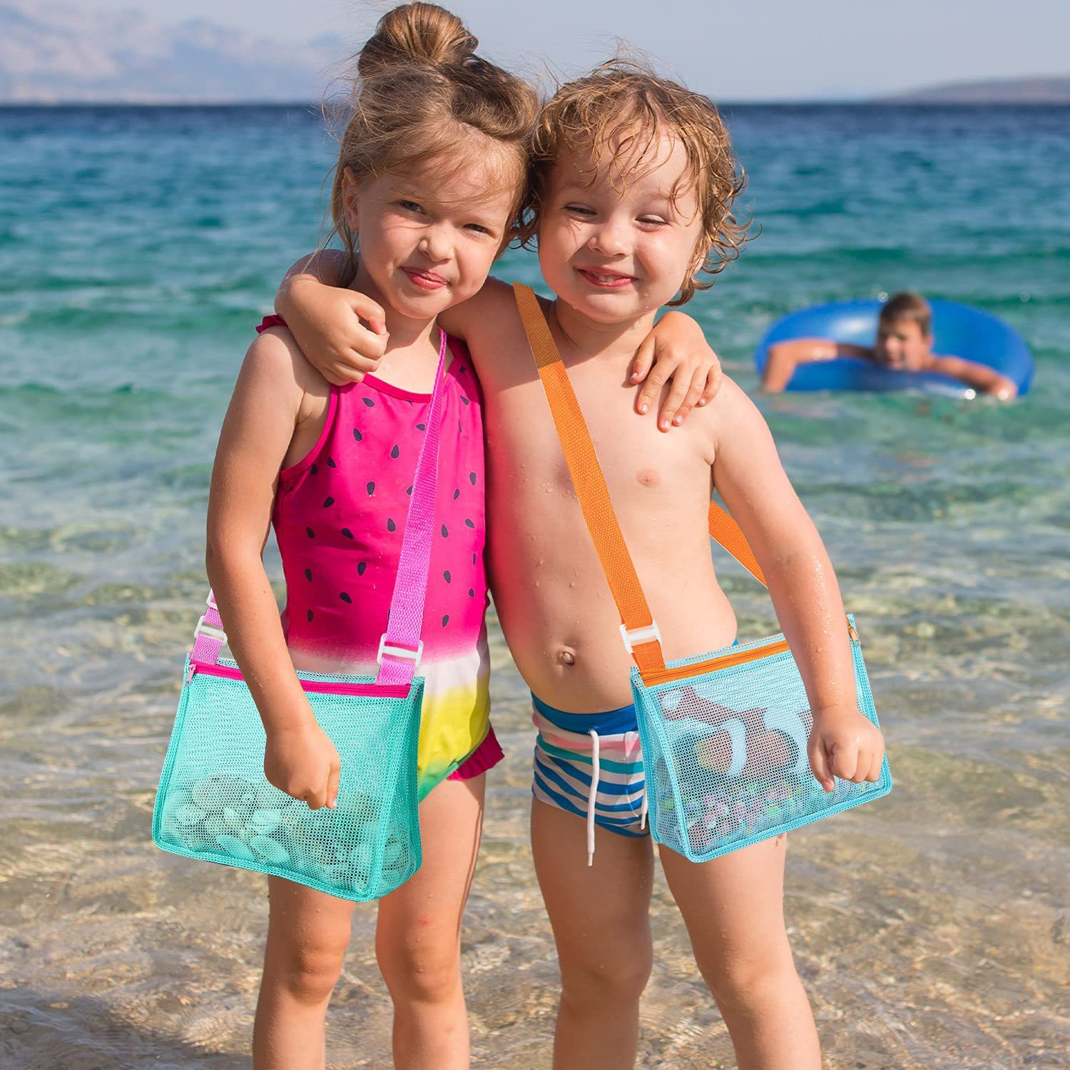 Beach Toy Mesh Beach Bag / Adjustable Straps 7