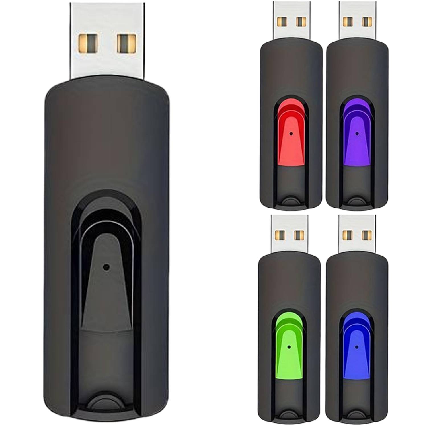 64GB USB 2.0 Retractable Flash Drive 11