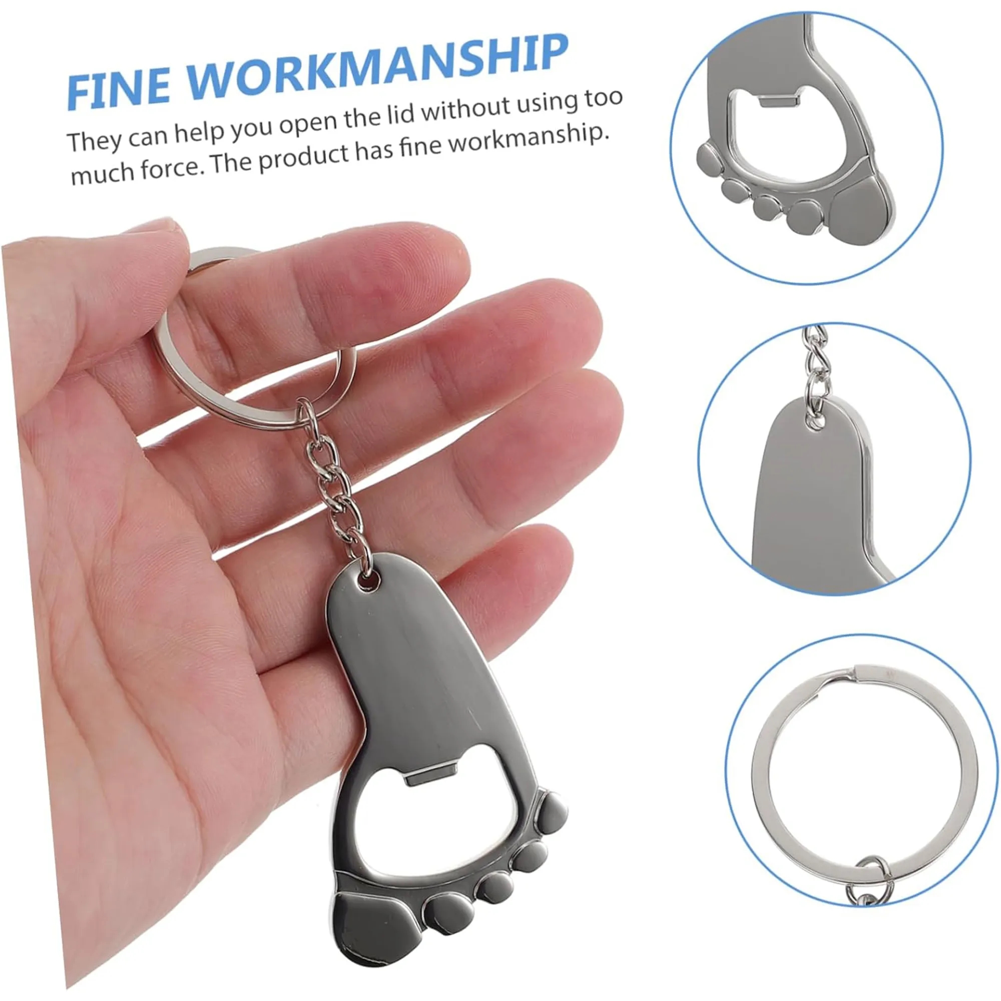 Unique Metal Keychain Bottle Opener 3
