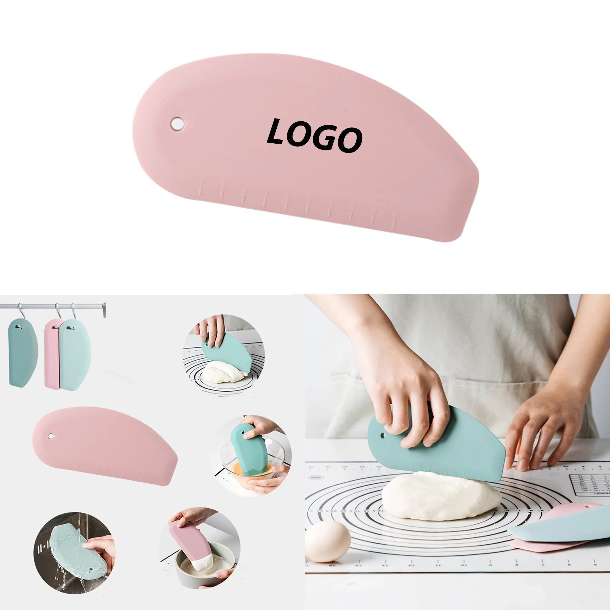 Silicone Dough Spatula Bowl Scrapers 3