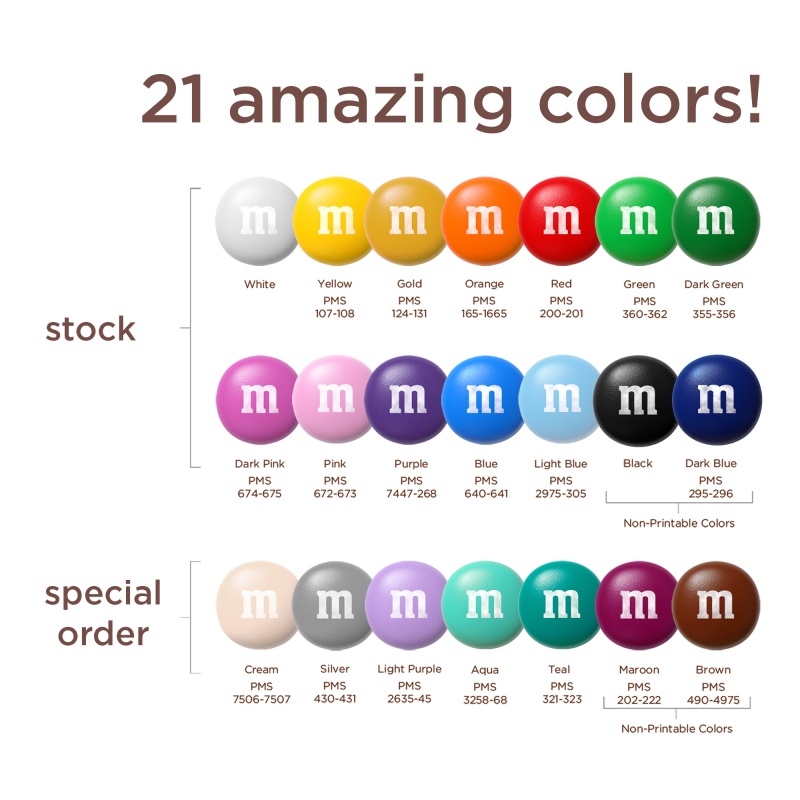 1.5 oz. Color Choice M&M'S® in Silver Tin 2