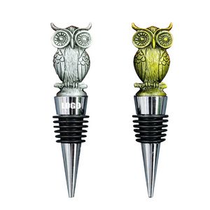 Elegant Owl Design Alloy Wine Stopper 4
