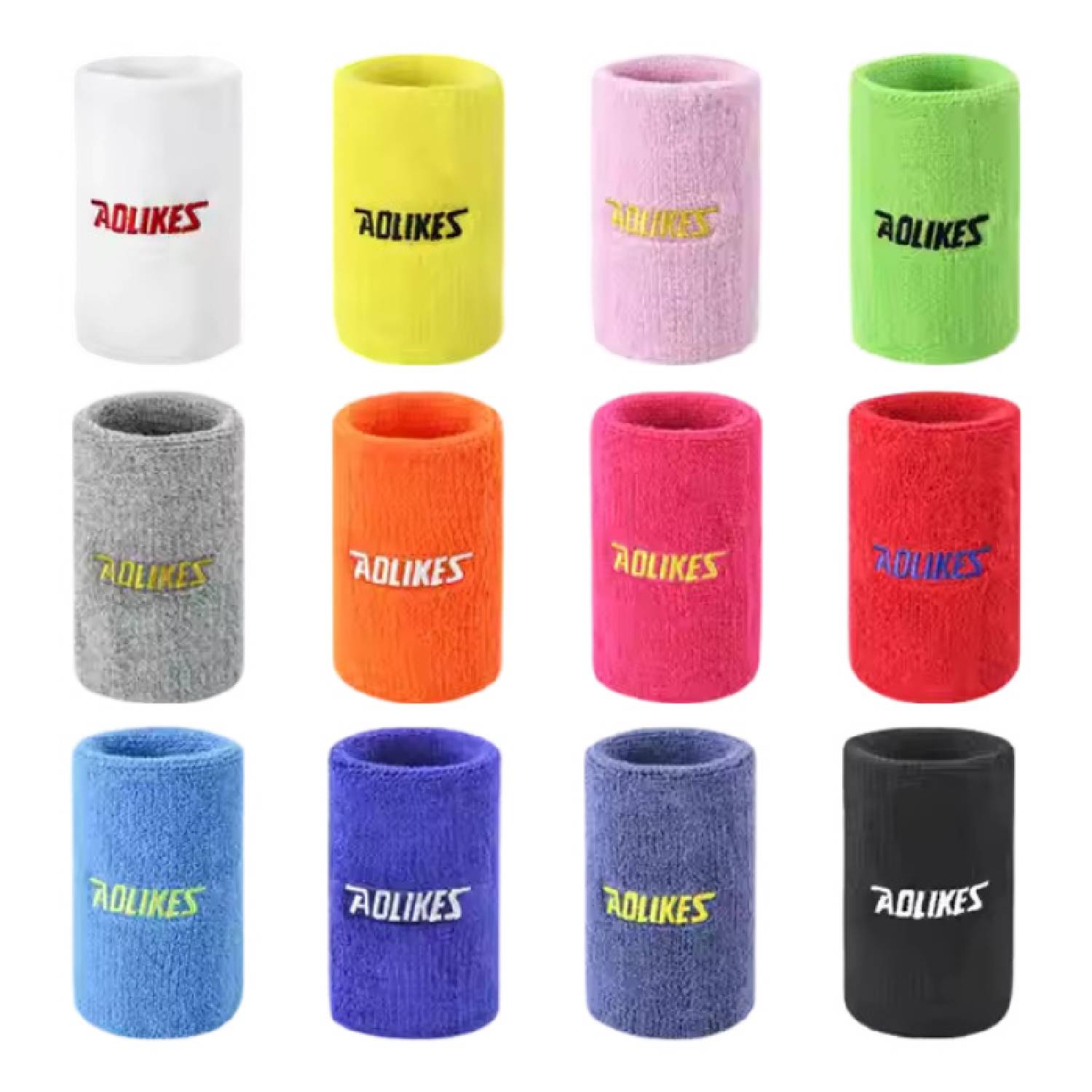 Cotton Elastic Sports Sweat Wristband 5