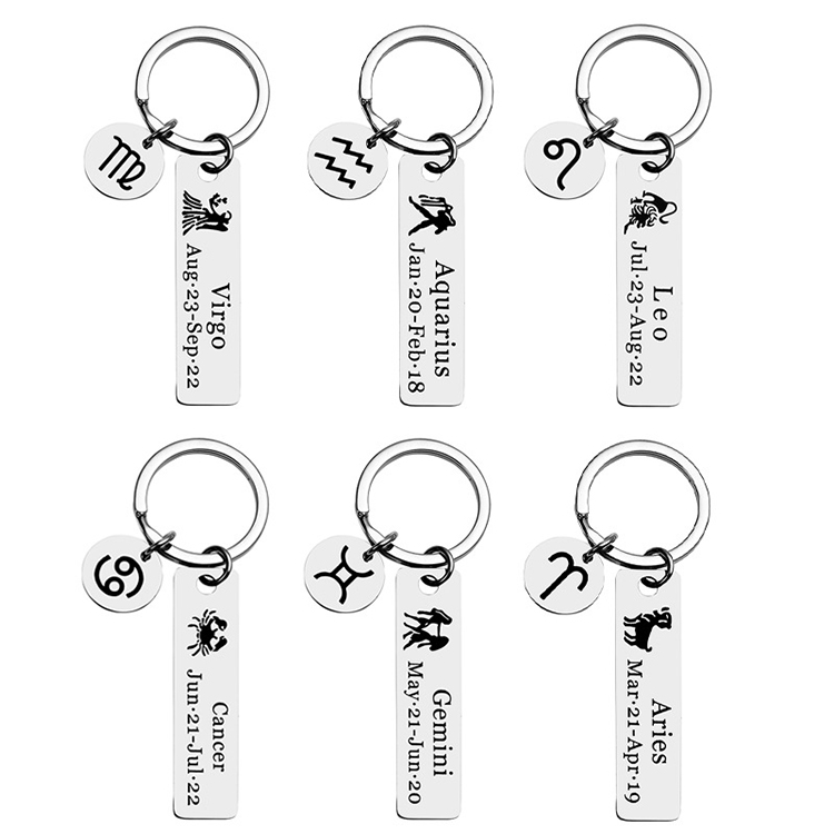 Stainless Steel Pendants Keychain 4
