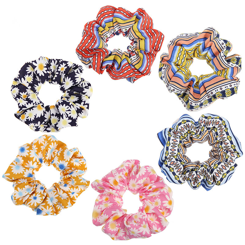 Full Color Hair Scrunchies 1