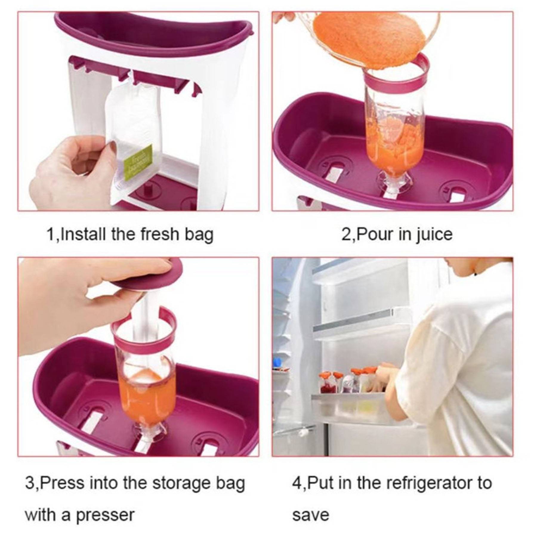 Squeeze Station for Homemade Baby Food 6