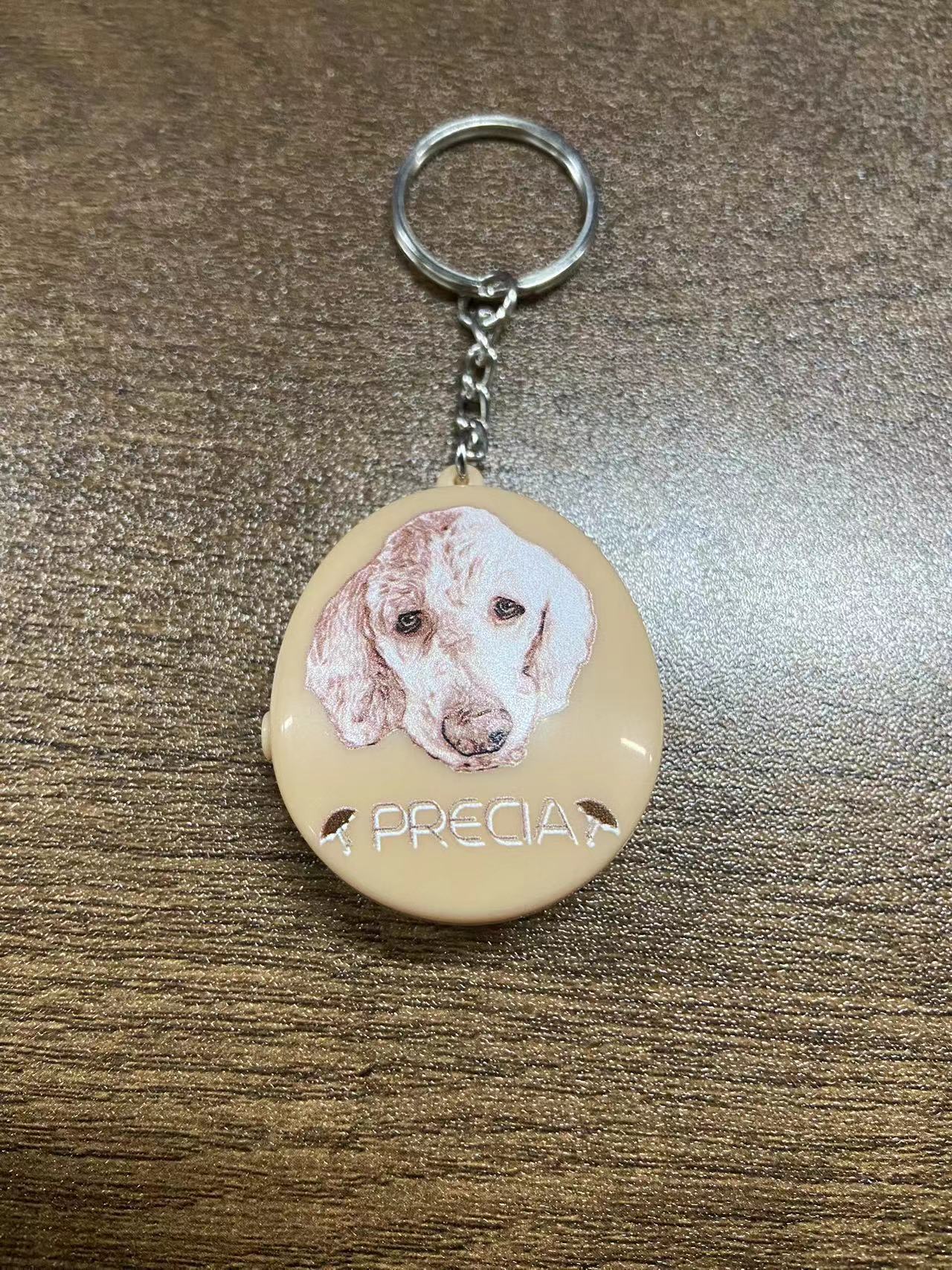 Oval Recordable Keychain 1