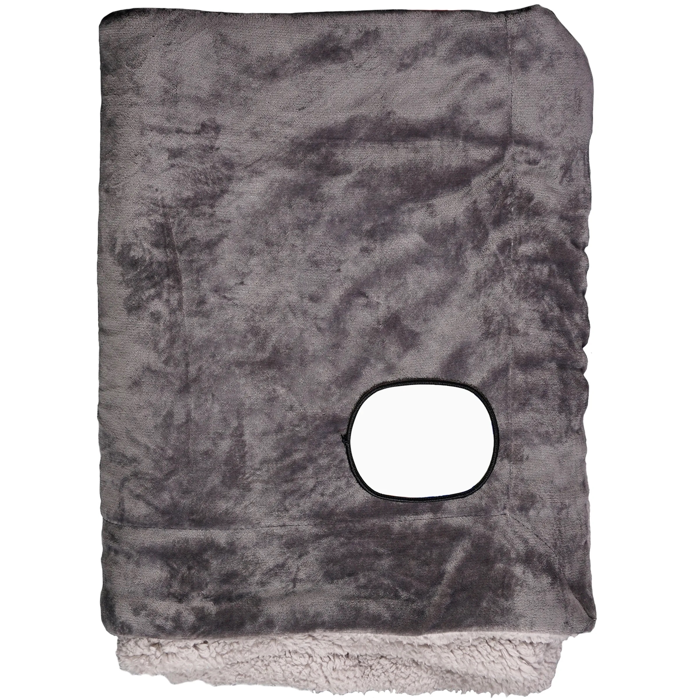 Sherpa Fleece Embroidered Emblem Blanket 8