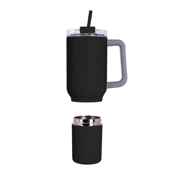 Key West 22 oz SS Travel Mug w/Can Cooler 257