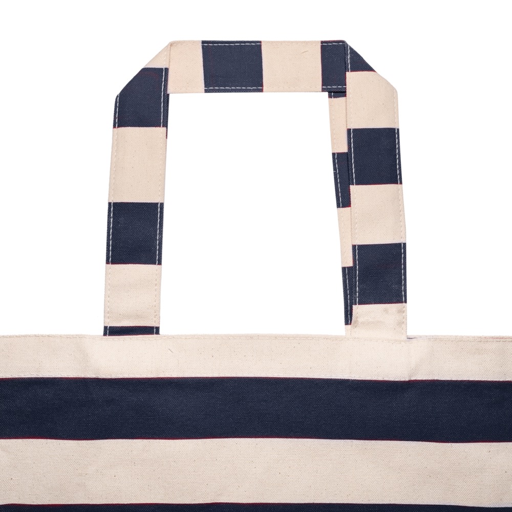 10 Oz. Lightweight Alto Rugby Stripe Tote 16