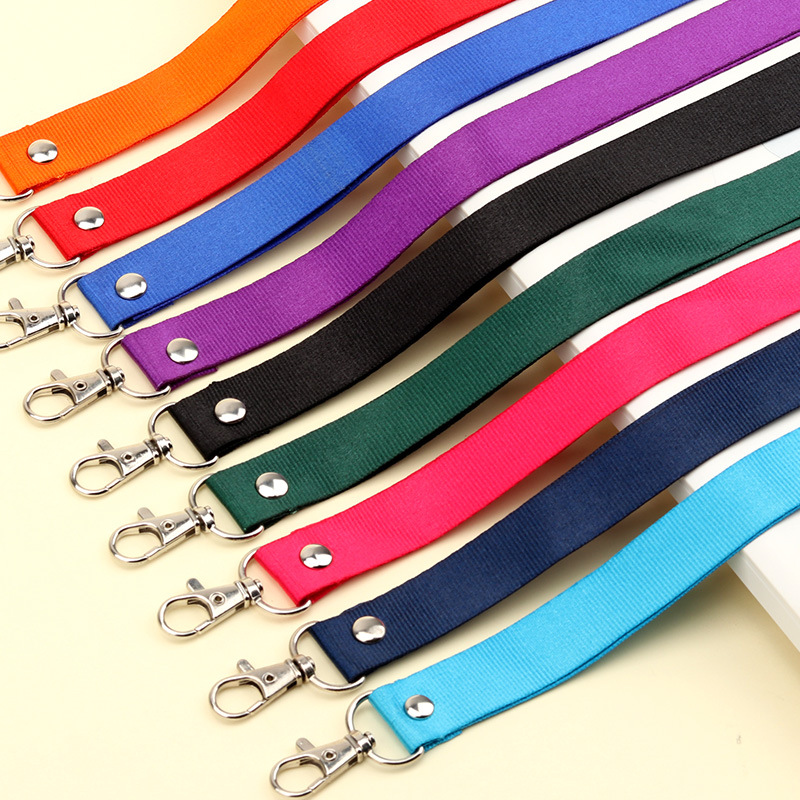 Polyester Name Tag Lanyard with Metal Hook 4