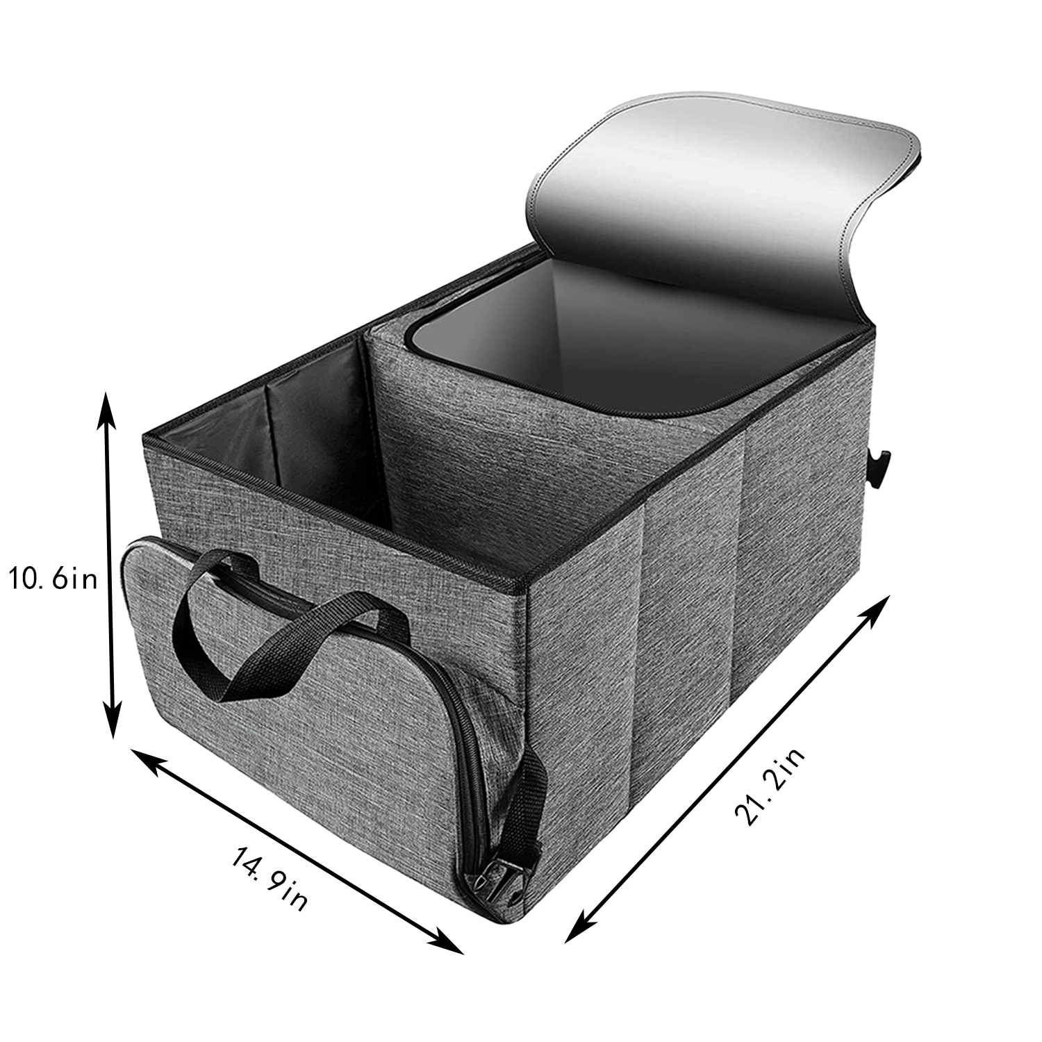 45L Foldable Car Trunk Storage Box Oxford Organizer 3