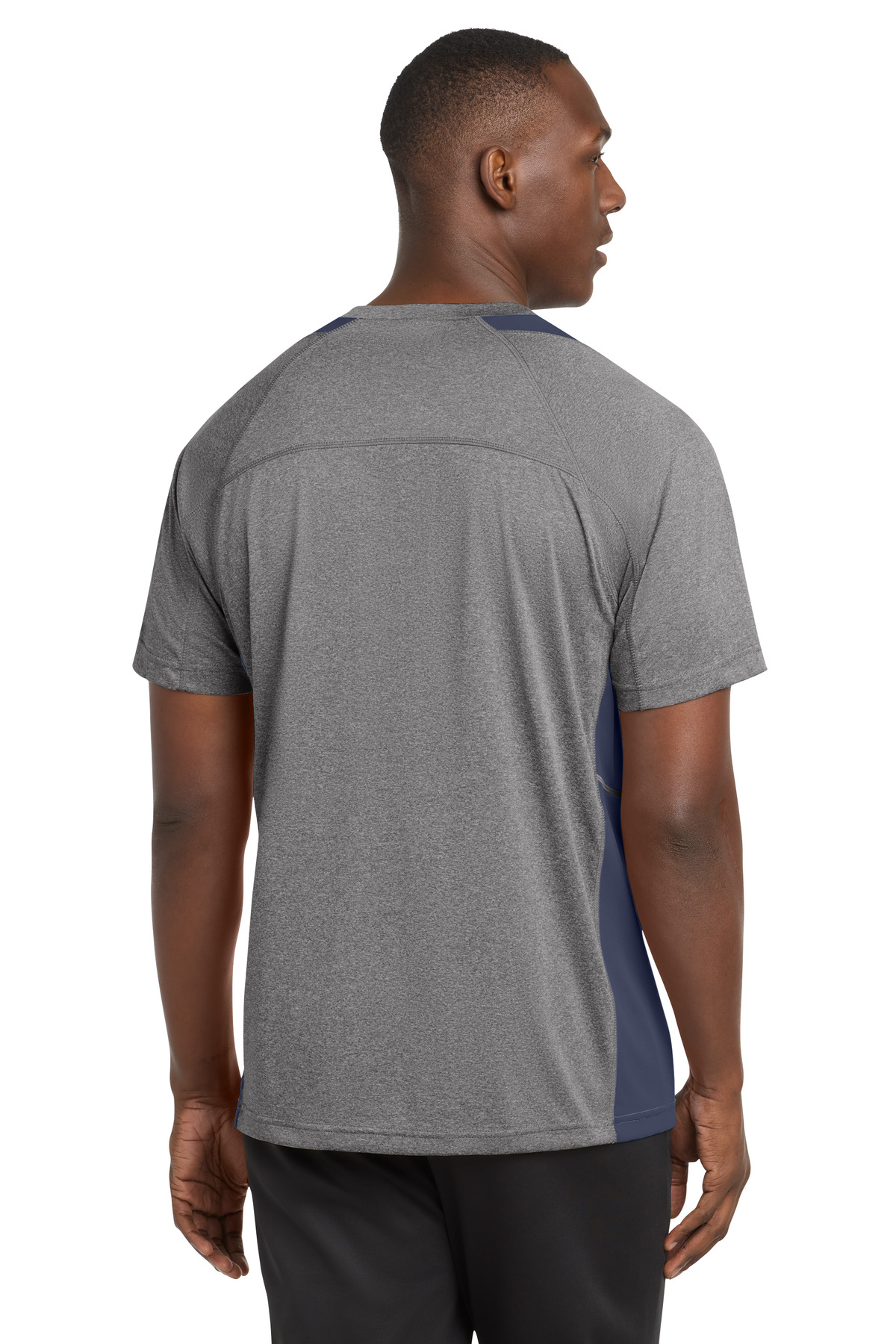 Sport-Tek Heather Colorblock Contender Tee. ST361 18