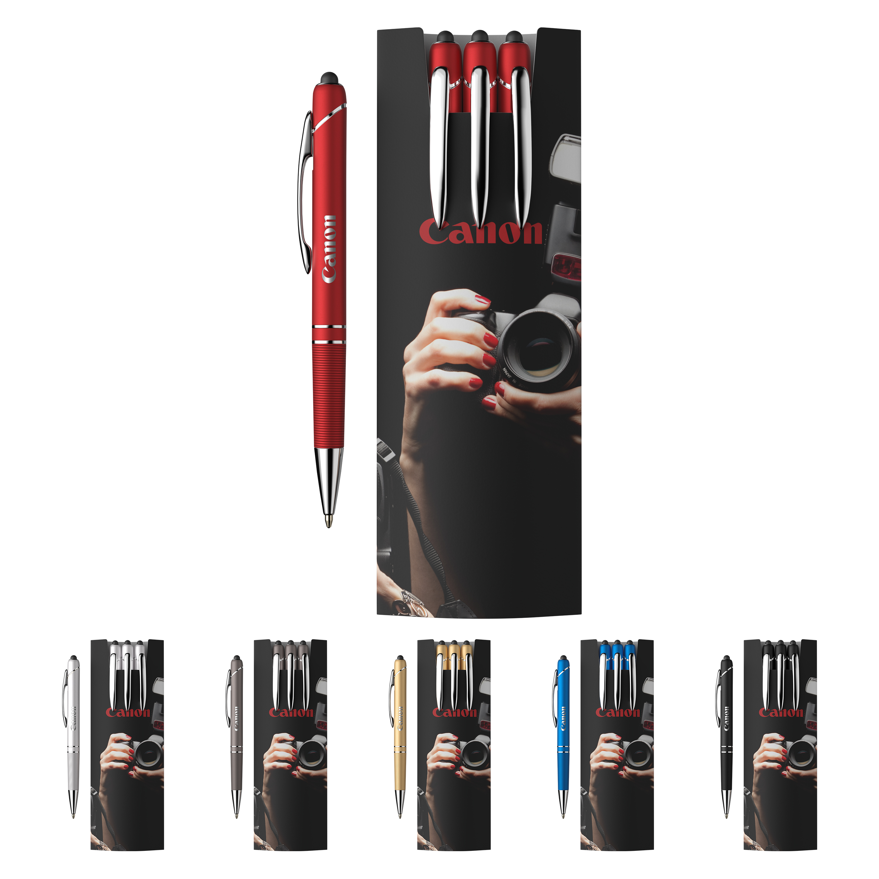 3-piece glacio pen set and custom sleeve