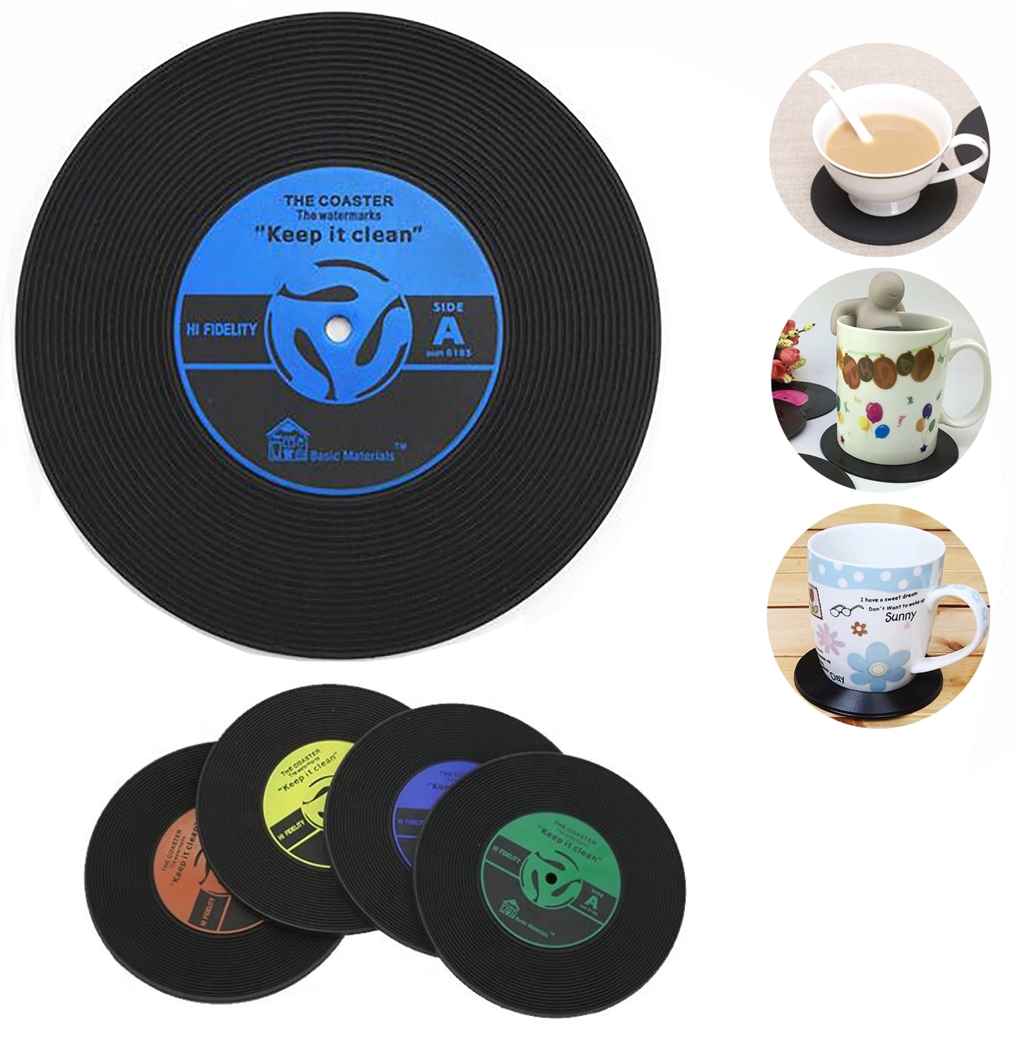 Vinyl Record Coaster 3