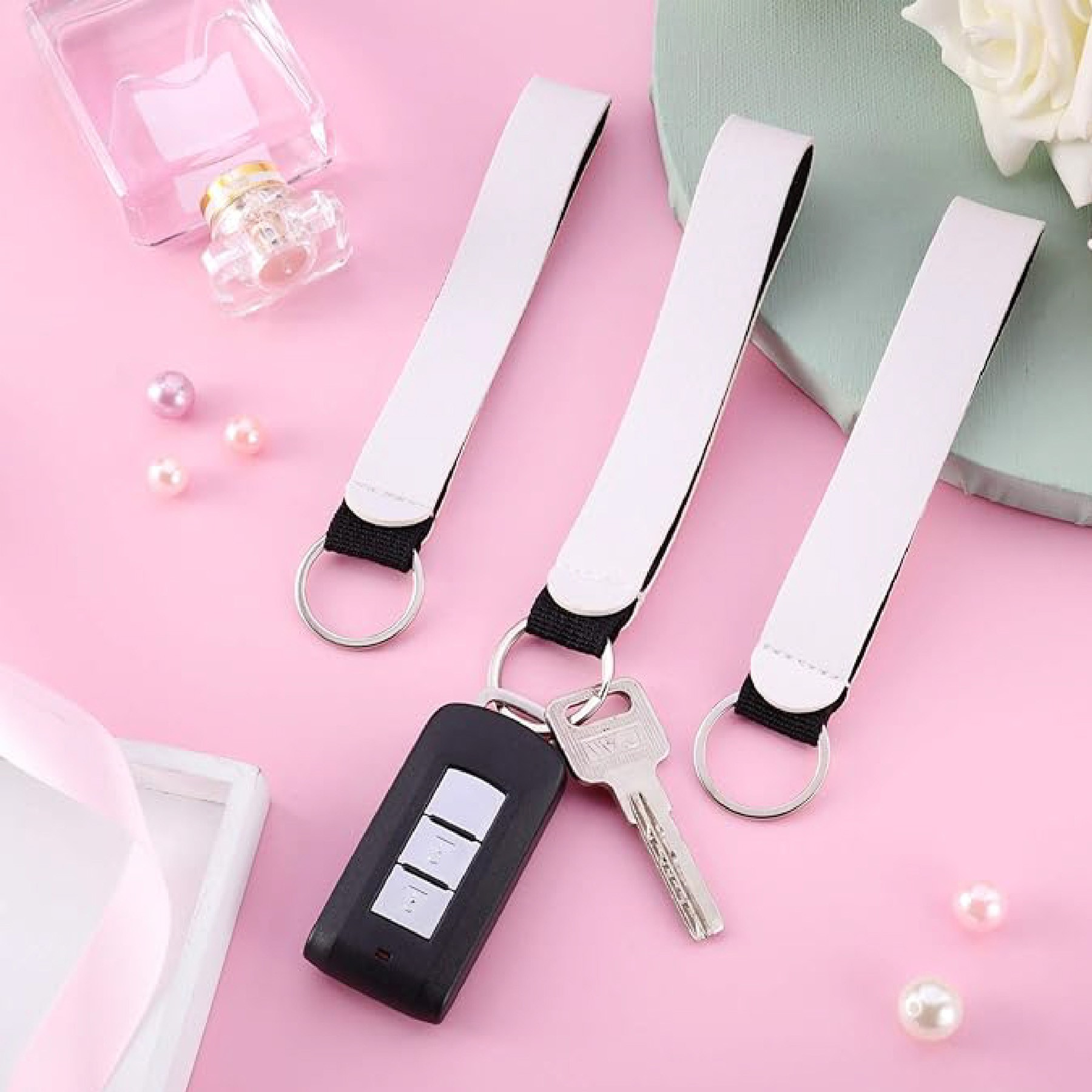 Neoprene Keychain Wristlet 2