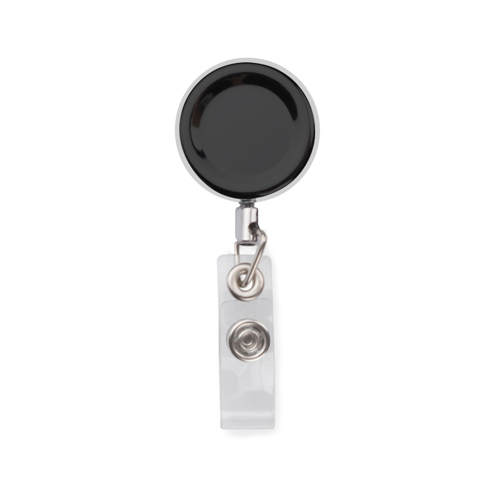 Premium Retractable Metal Round Badge Holder 2