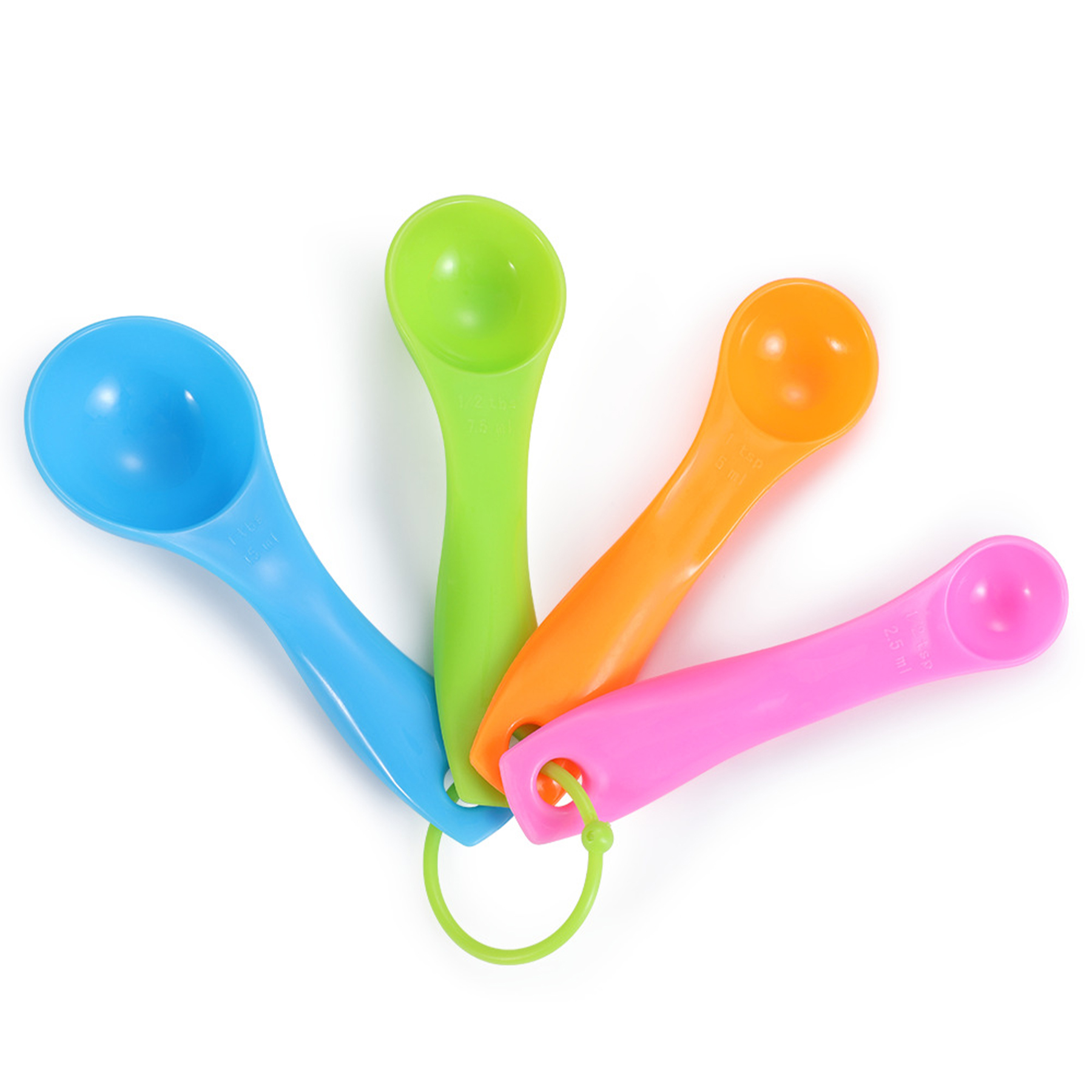 Colorful Measuring Spoons 4-Piece Set 7
