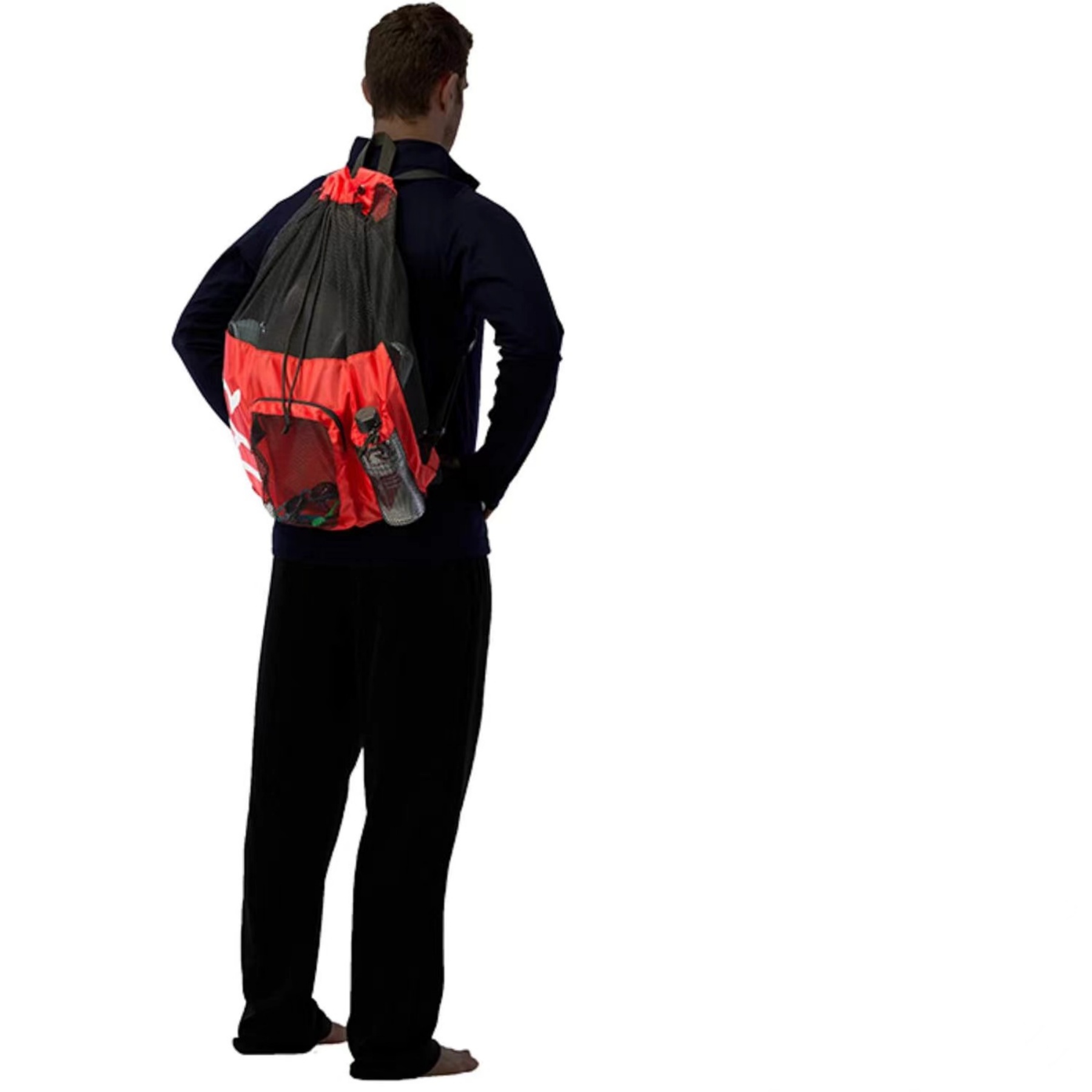 Large Mesh BackpackFor Beach&Travel&Wet Swimming&Gym and Workout Gear 11