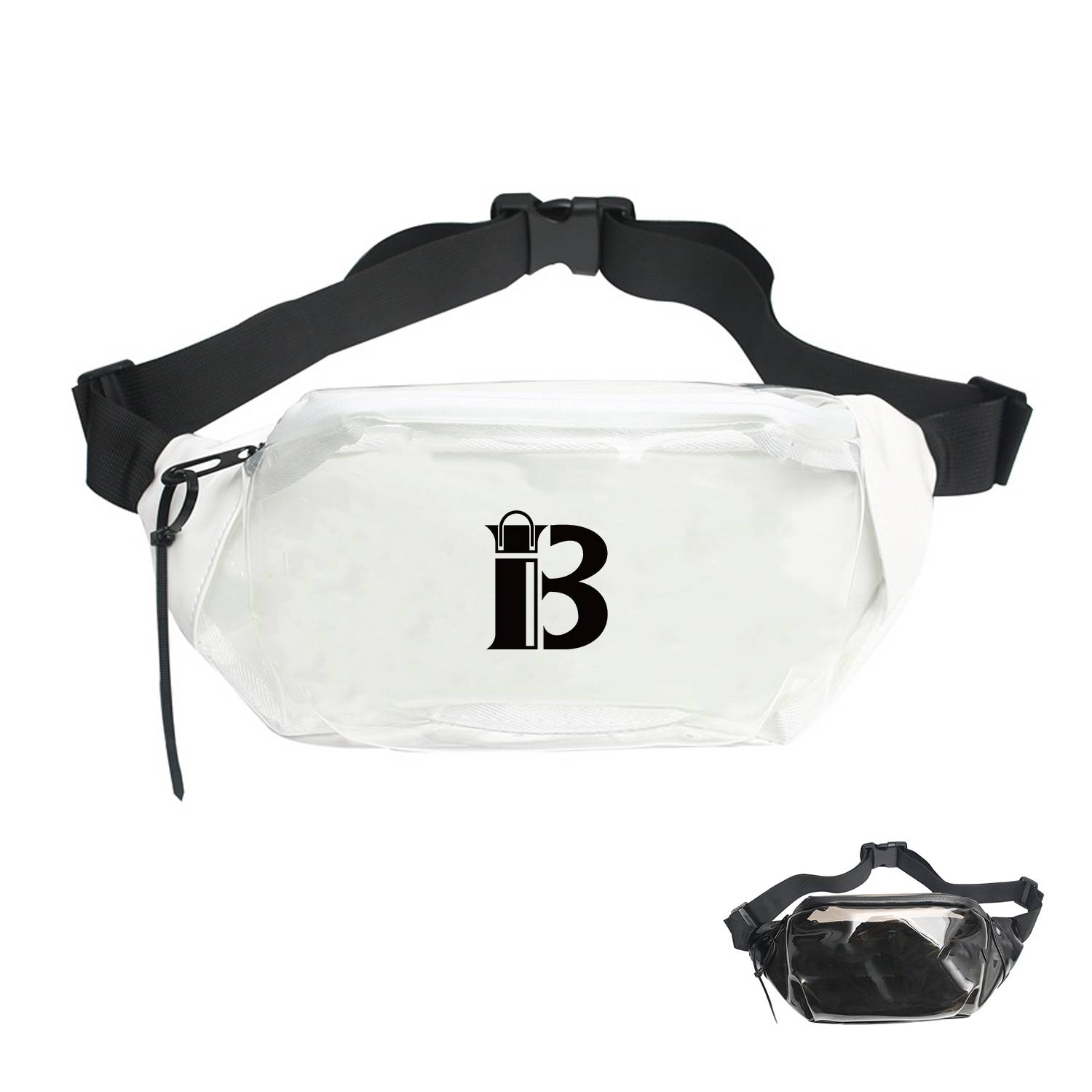 PVC transparent waterproof chest bag 4