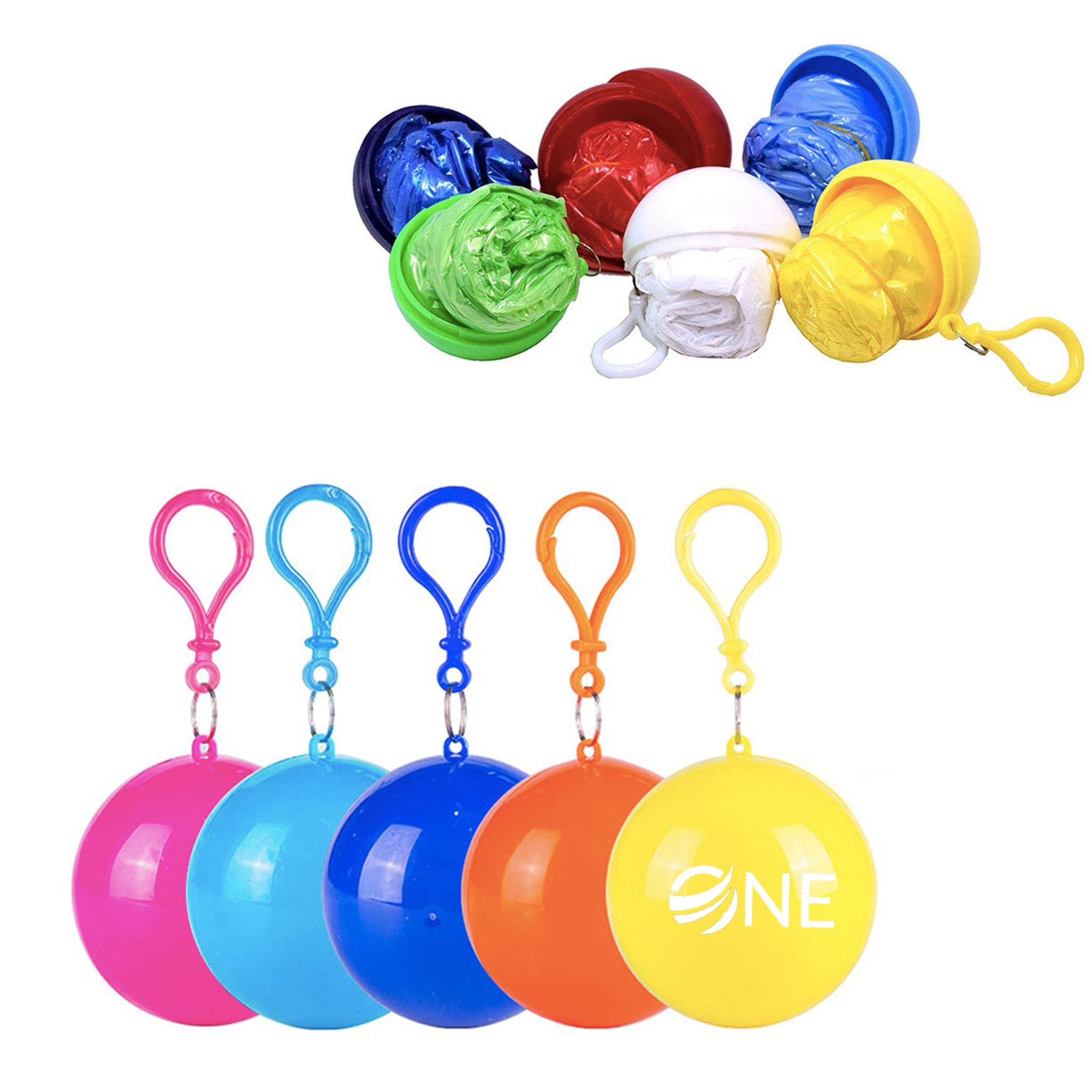 Spherical Portable Emergency Raincoat 100pcs