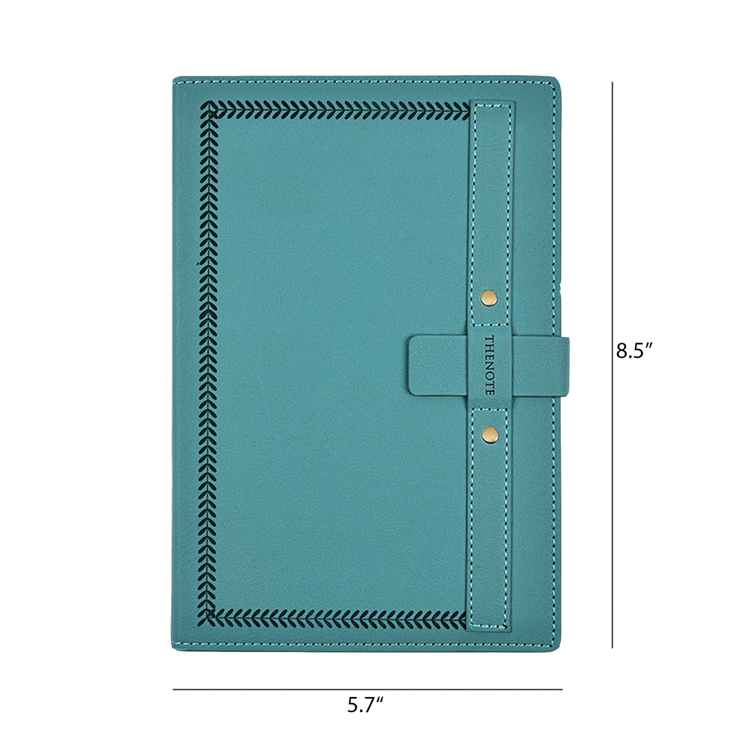 A5 PU Leather Lined Thick Notebook 6