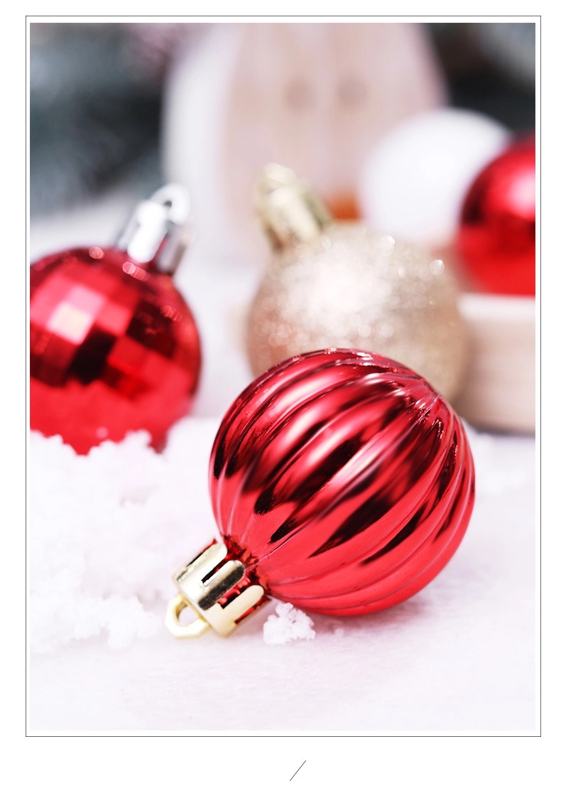 24Pcs Christmas balls set wedding Party ornaments 5