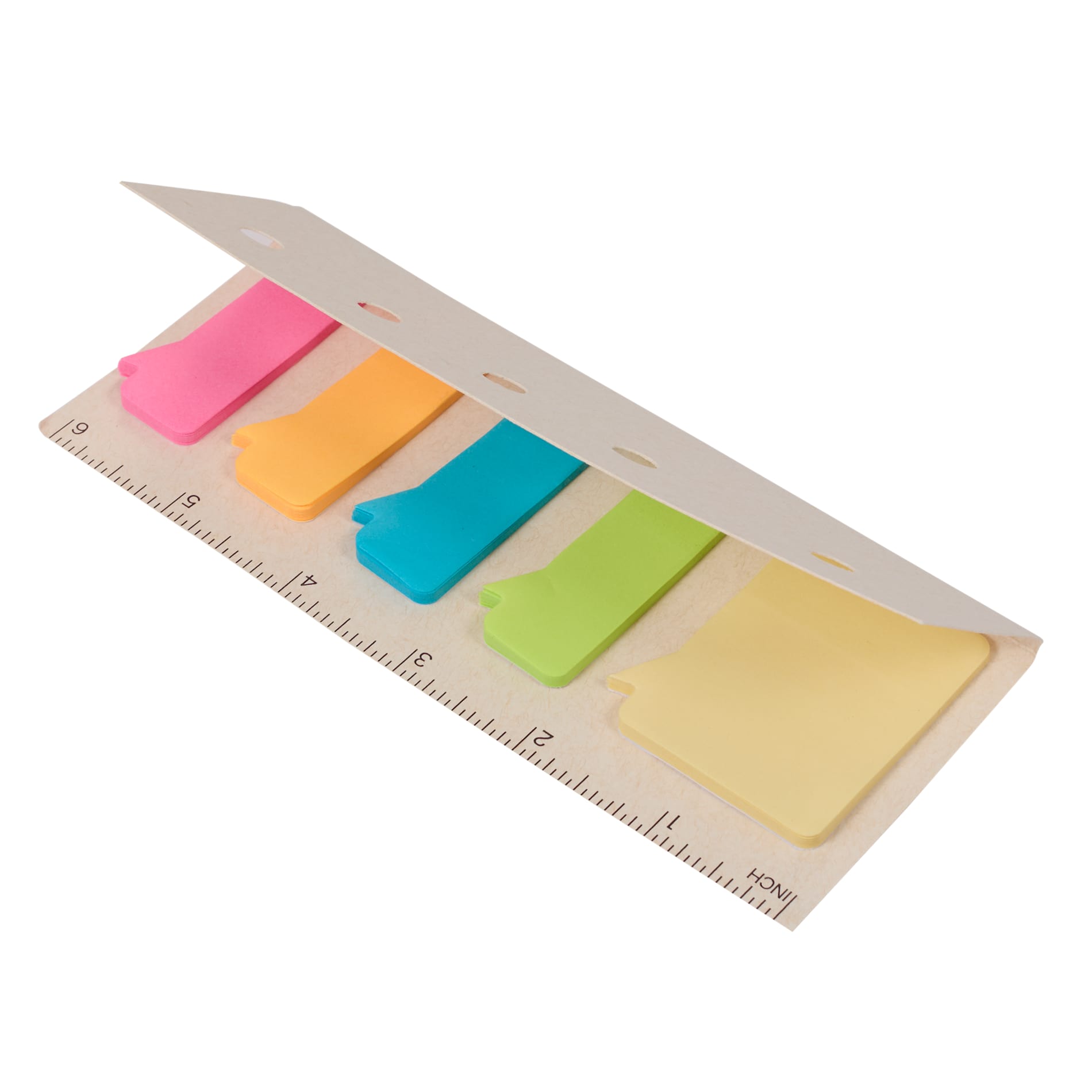 Recycled Milk Carton Sticky Notes & Ruler Pad 44