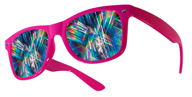 Diffraction Glasses - Plastic - Custom Imprint 4