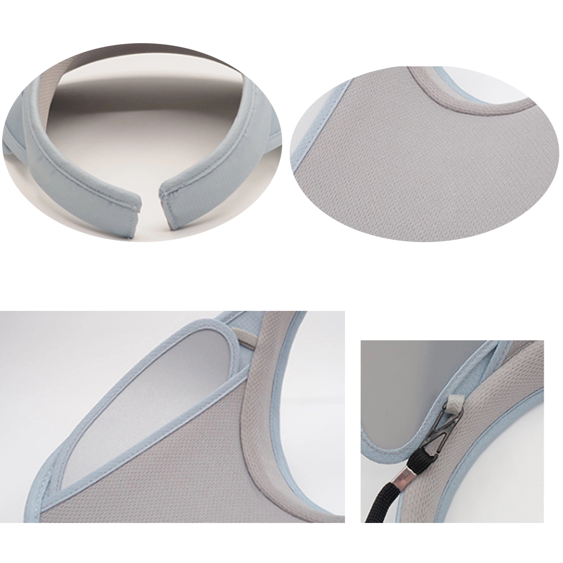 Empty Top Sun Hat with Retractable Brim 2