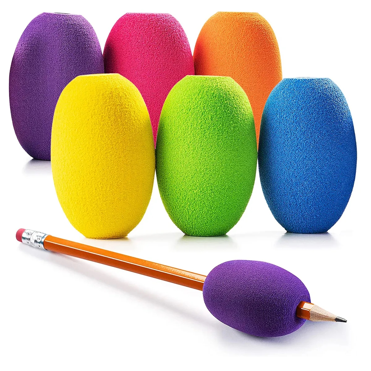 Egg Pen-Pencil Grips for Kids and Adults Colorful 1