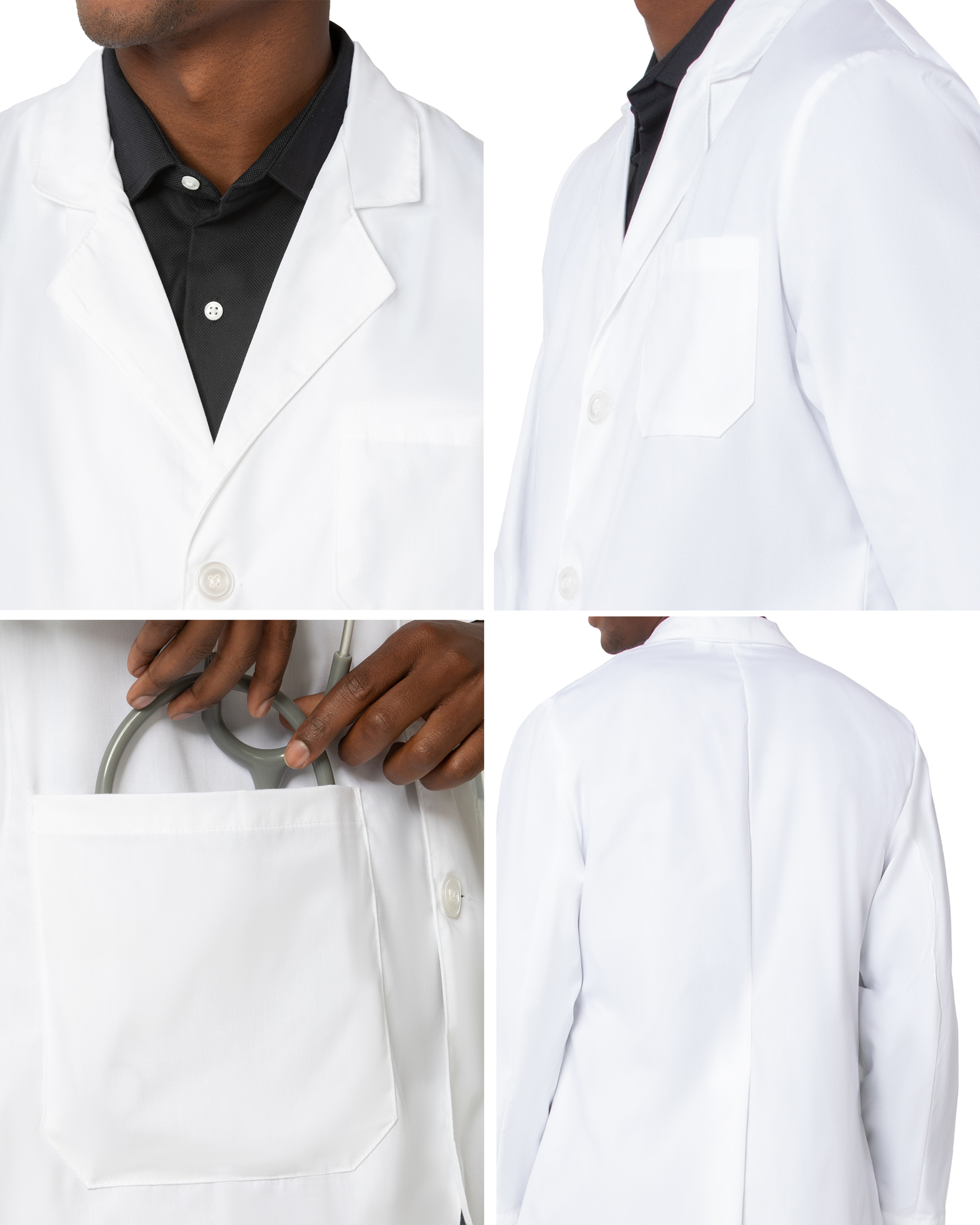 Landau - Essential Lab Coats - Men's Five-Pocket 31" Consultation Lab Coat 1