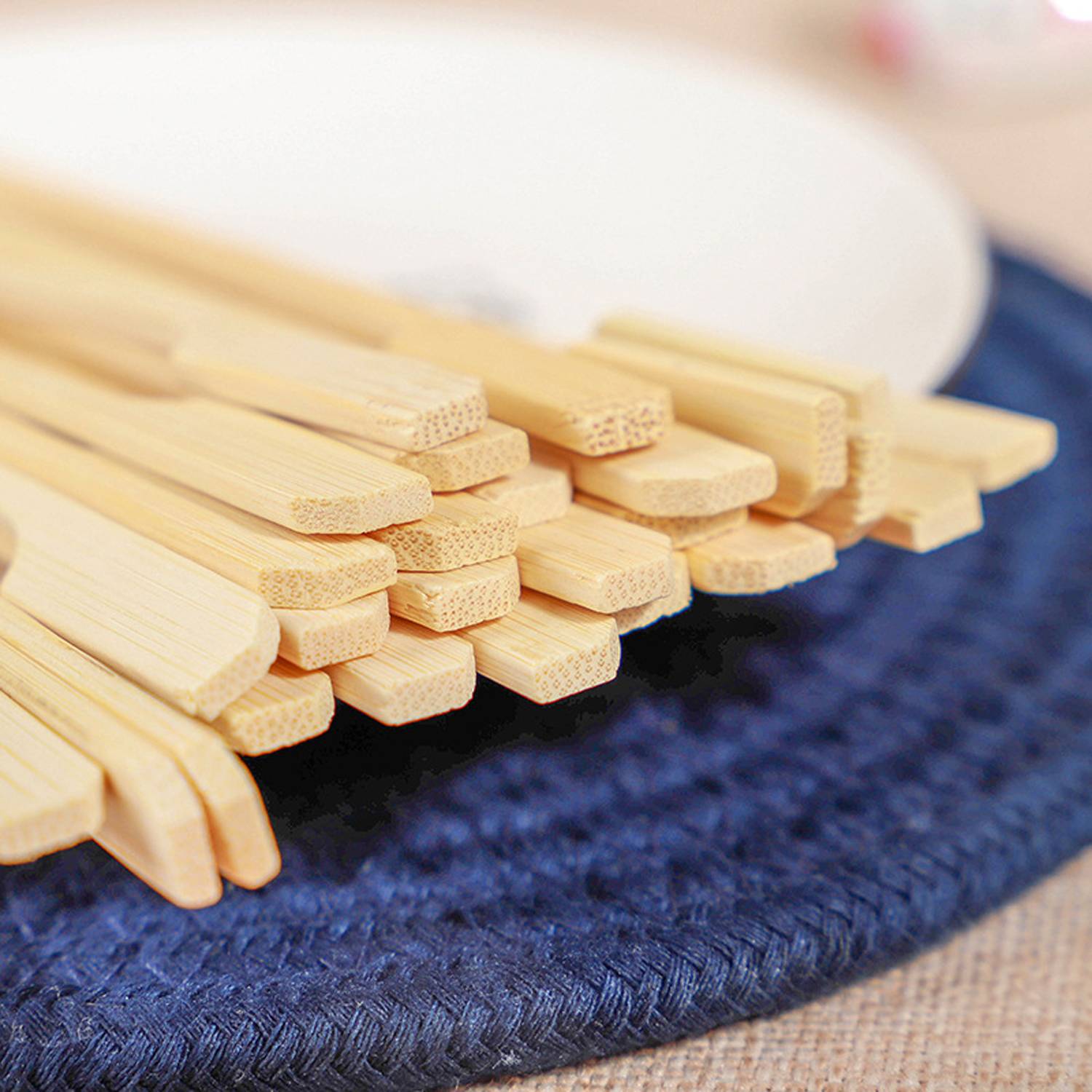 100PCS Food Grade Heat-Resistant Bamboo Skewers 5