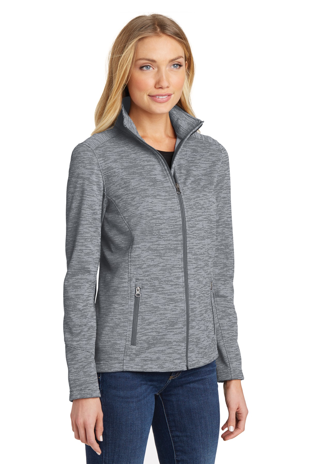 Port Authority Women's Digi Stripe Fleece Jacket. L231 30